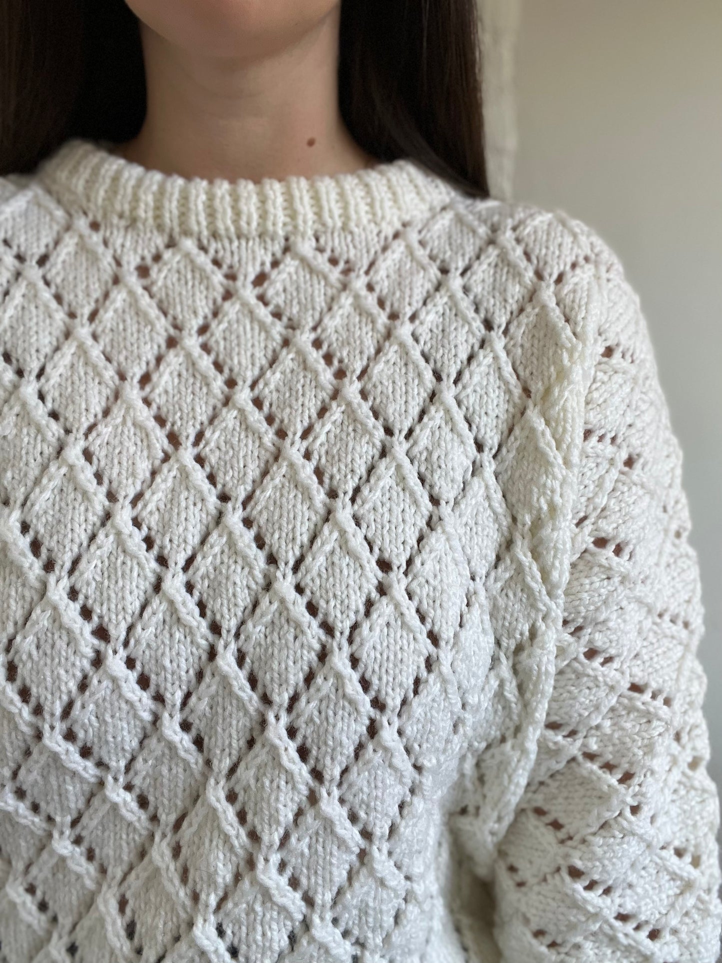 Chunky Neutral Knit Sweater - Size S-L