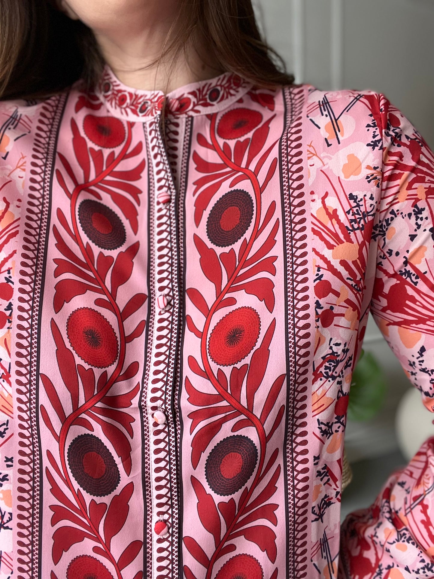 Abstract Love Blouse - Size M/L