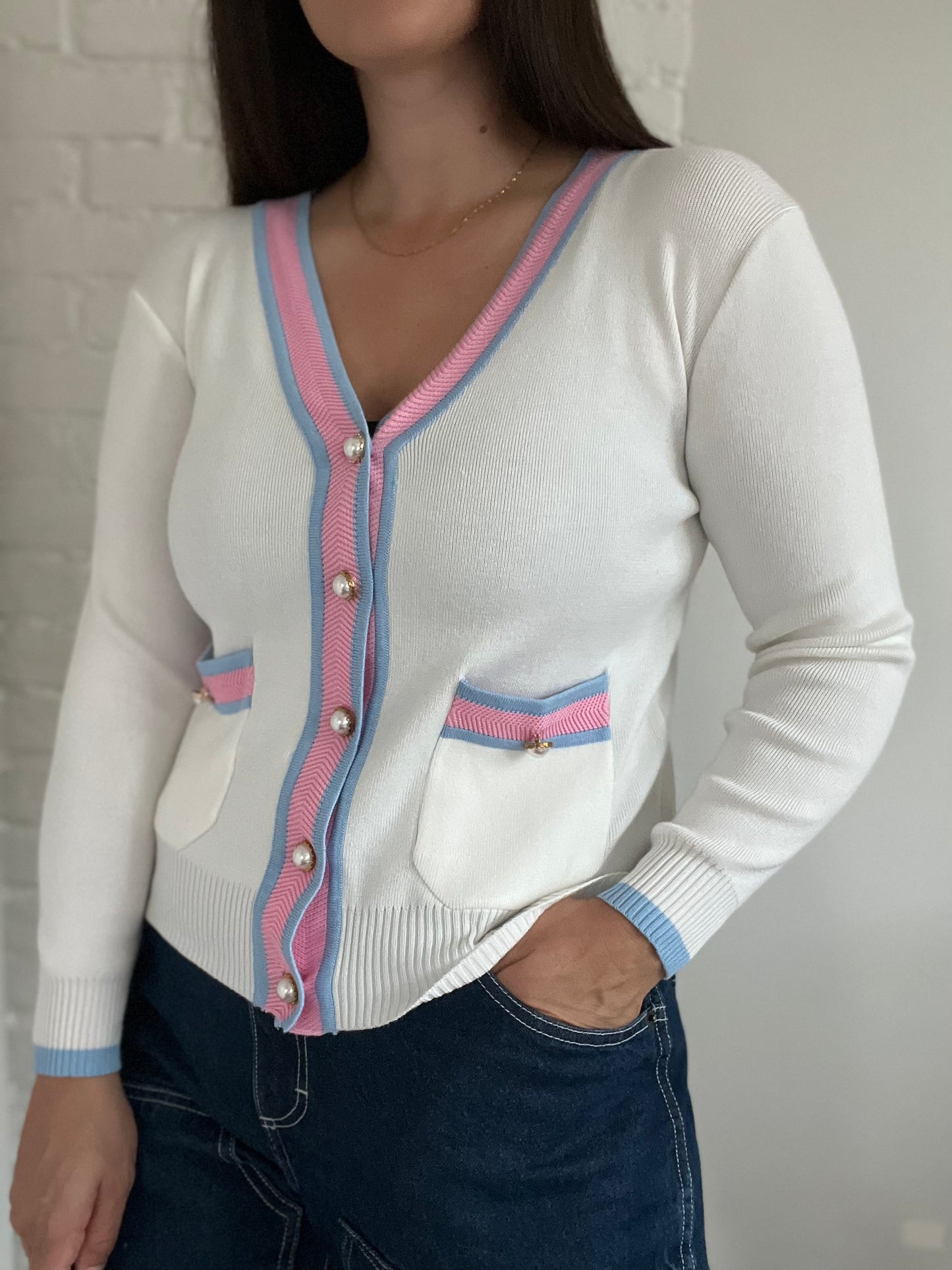 Cotton Candy Vintage Cardigan - Size M