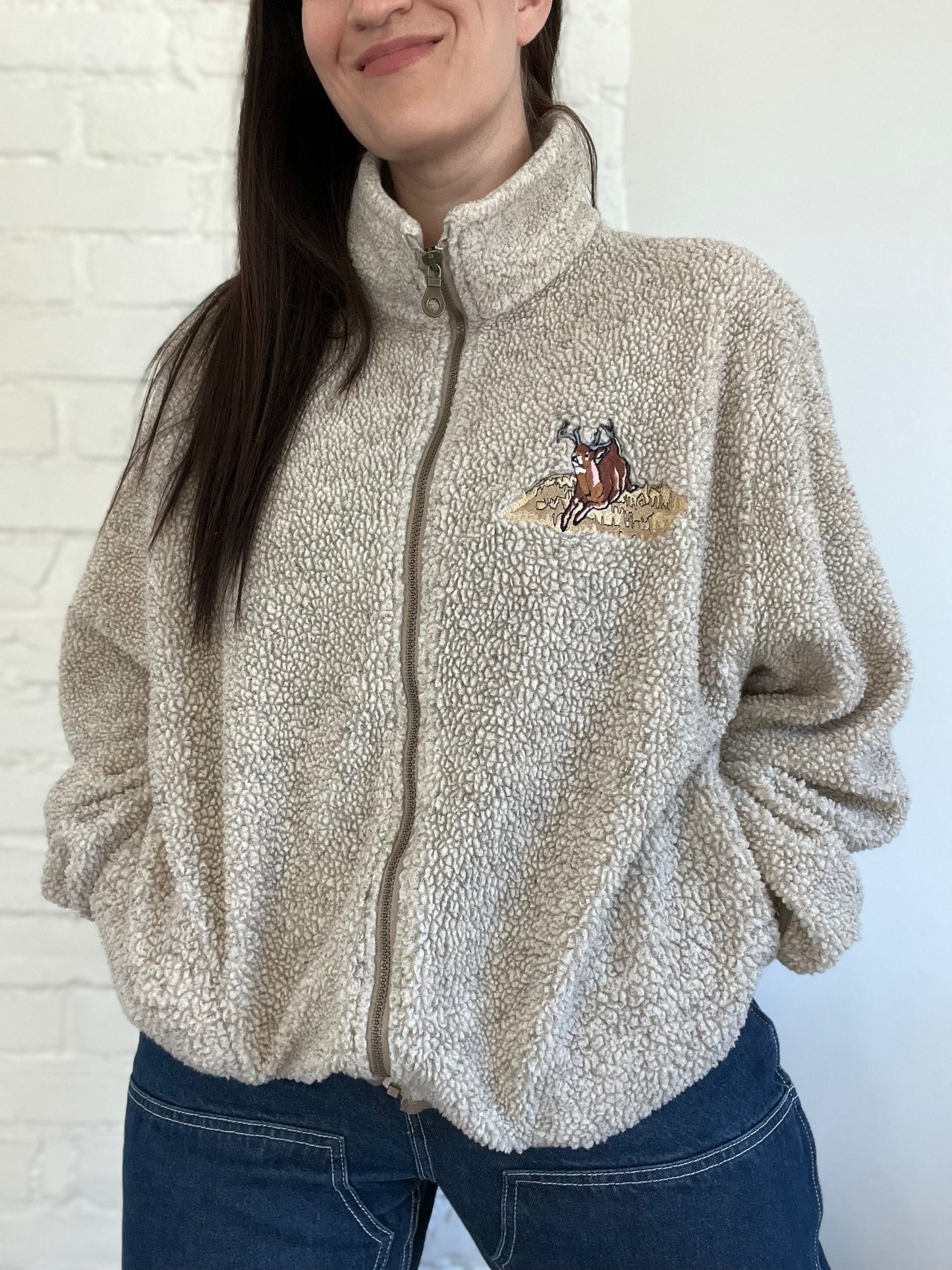 Moose Sherpa Zip Up - Size XL