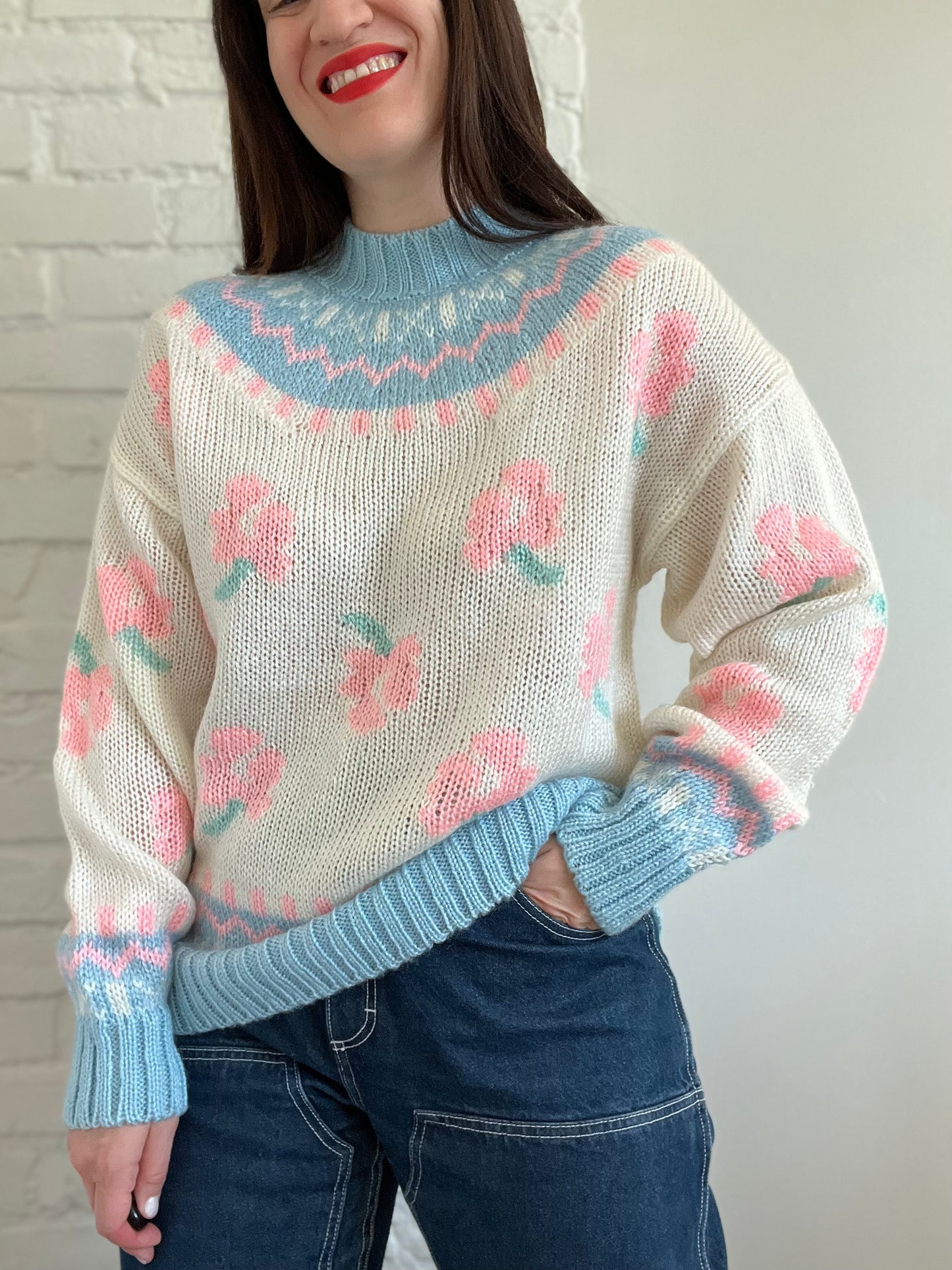 Après-Ski Cotton Candy Knit - L