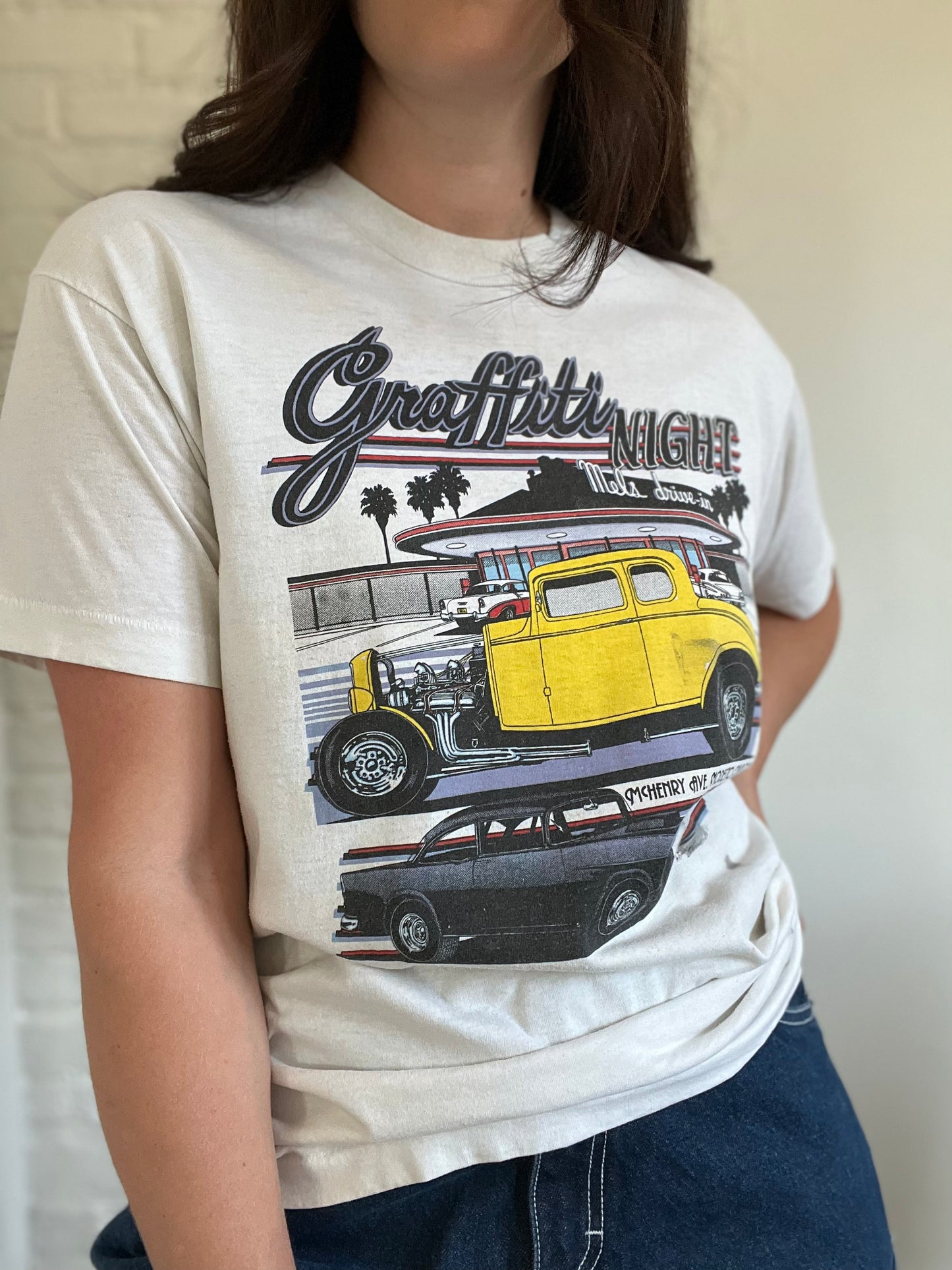 Graffiti Night Mel's Drive In Tee - Size M