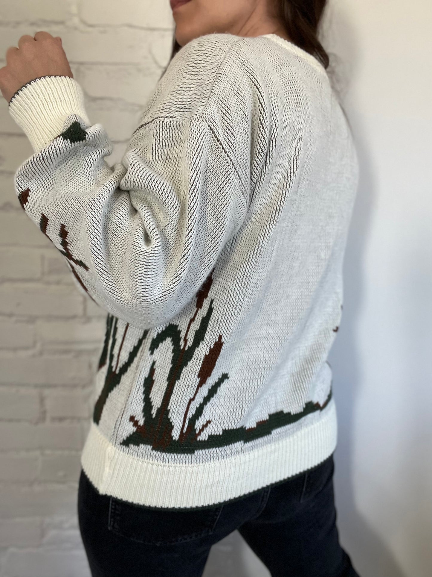 Flying Duck Knit Sweater - Size L/XL