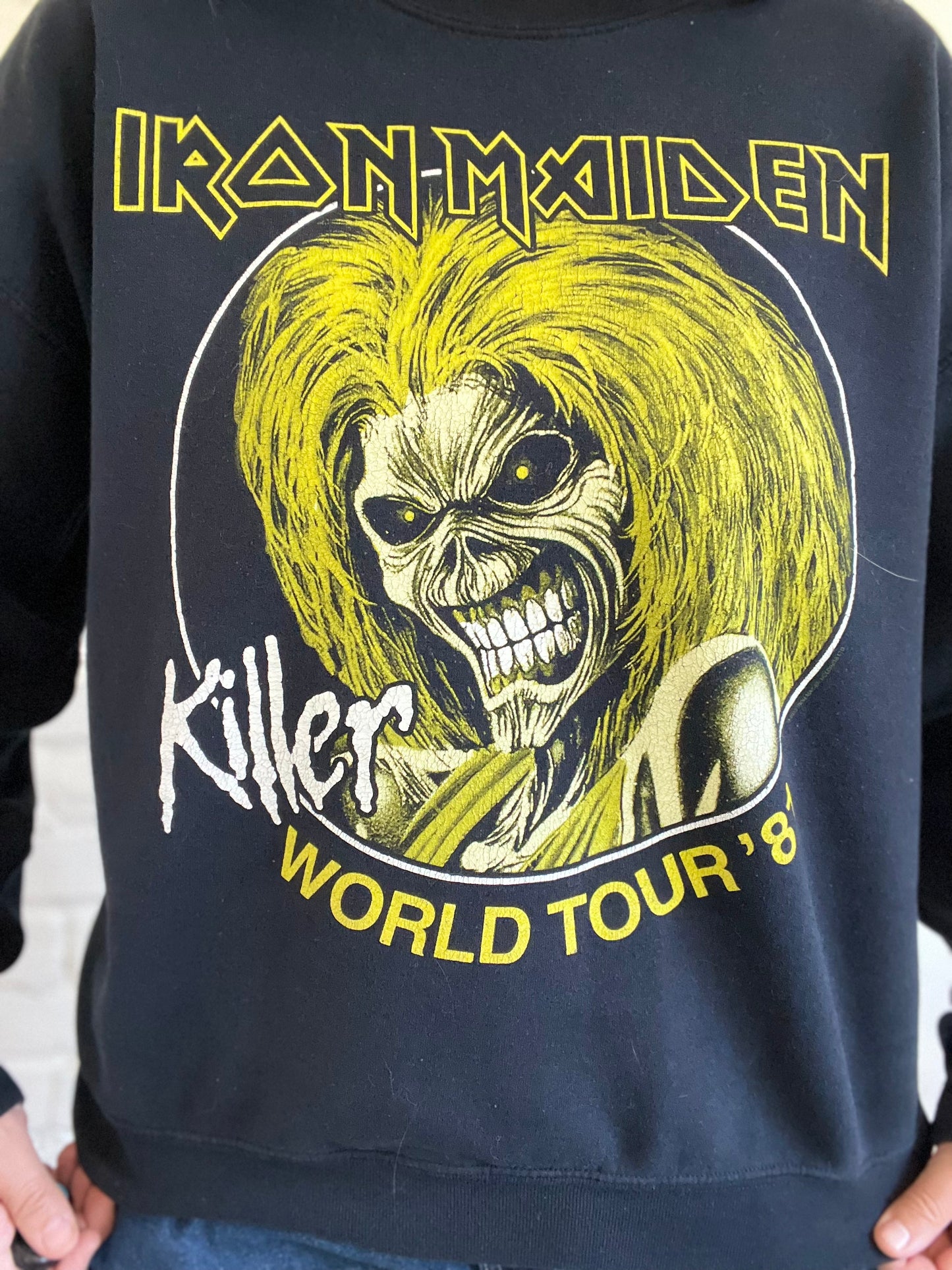 Iron Maiden '81 World Tour Crewneck - Size L