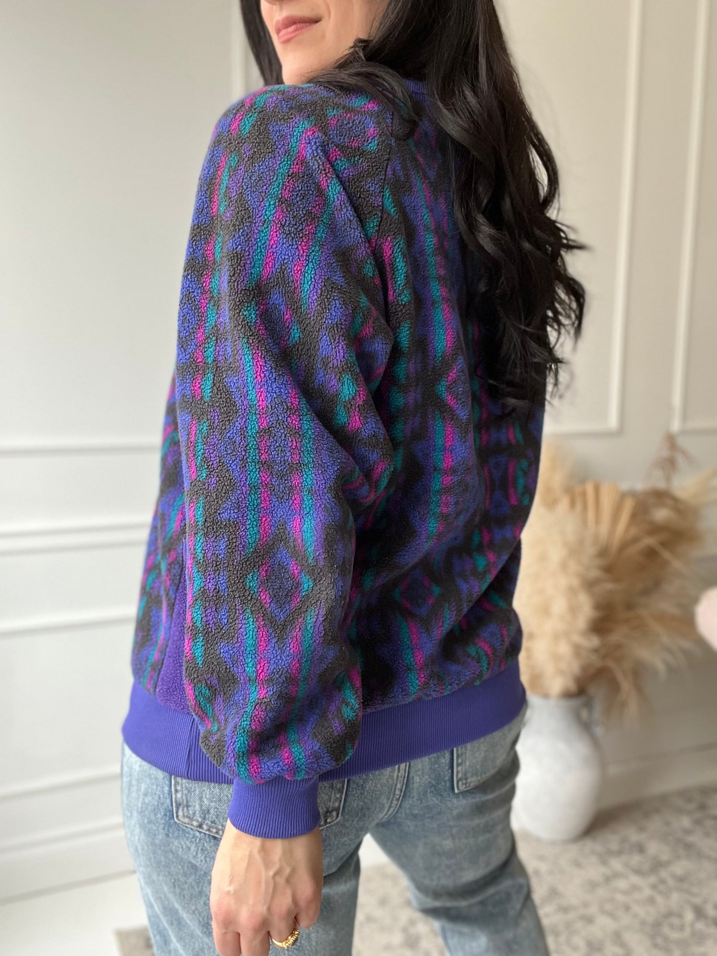 90s Design Fleece Crewneck - Size M