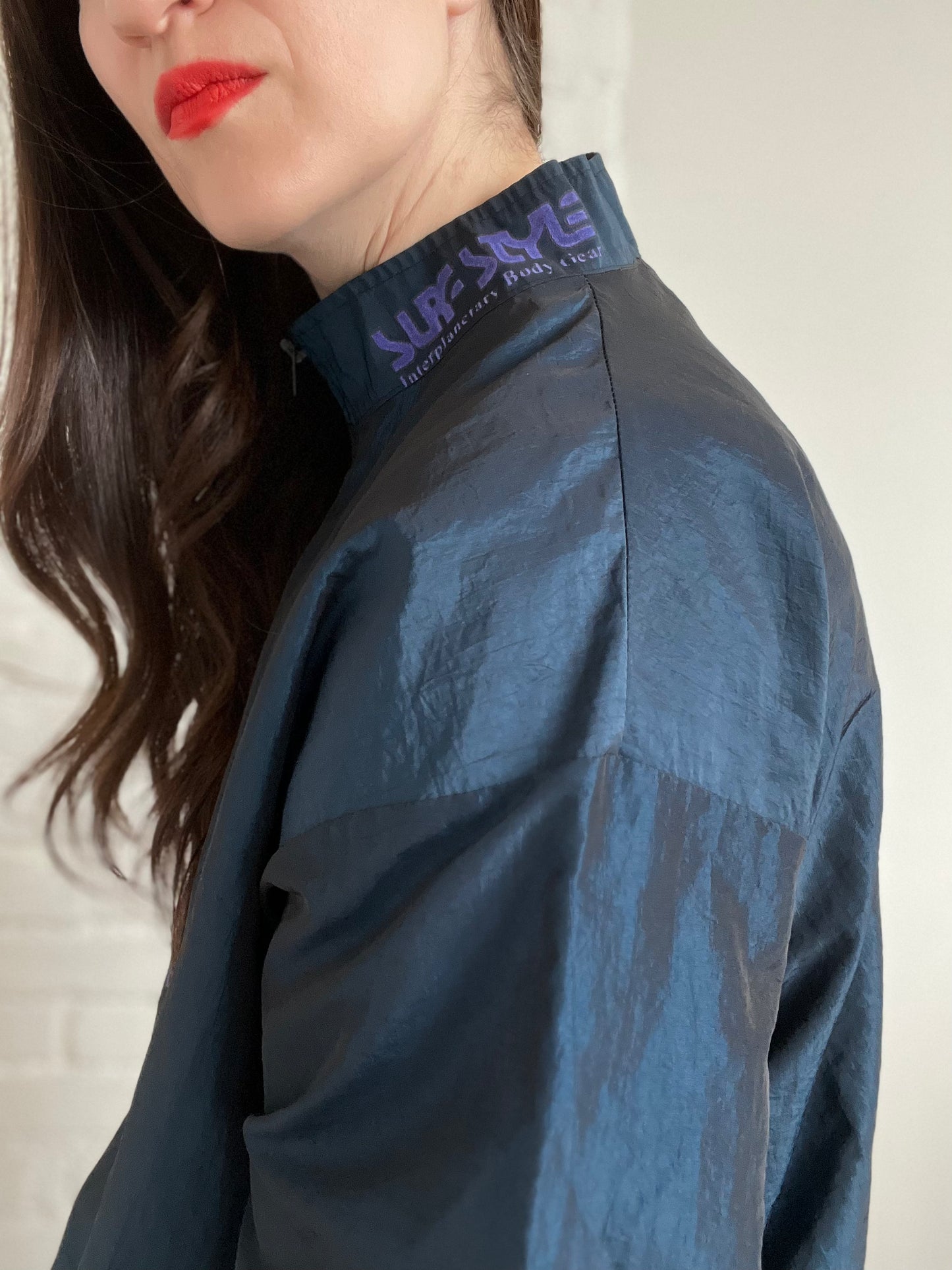 Retro Surf Style Pullover Jacket - One Size