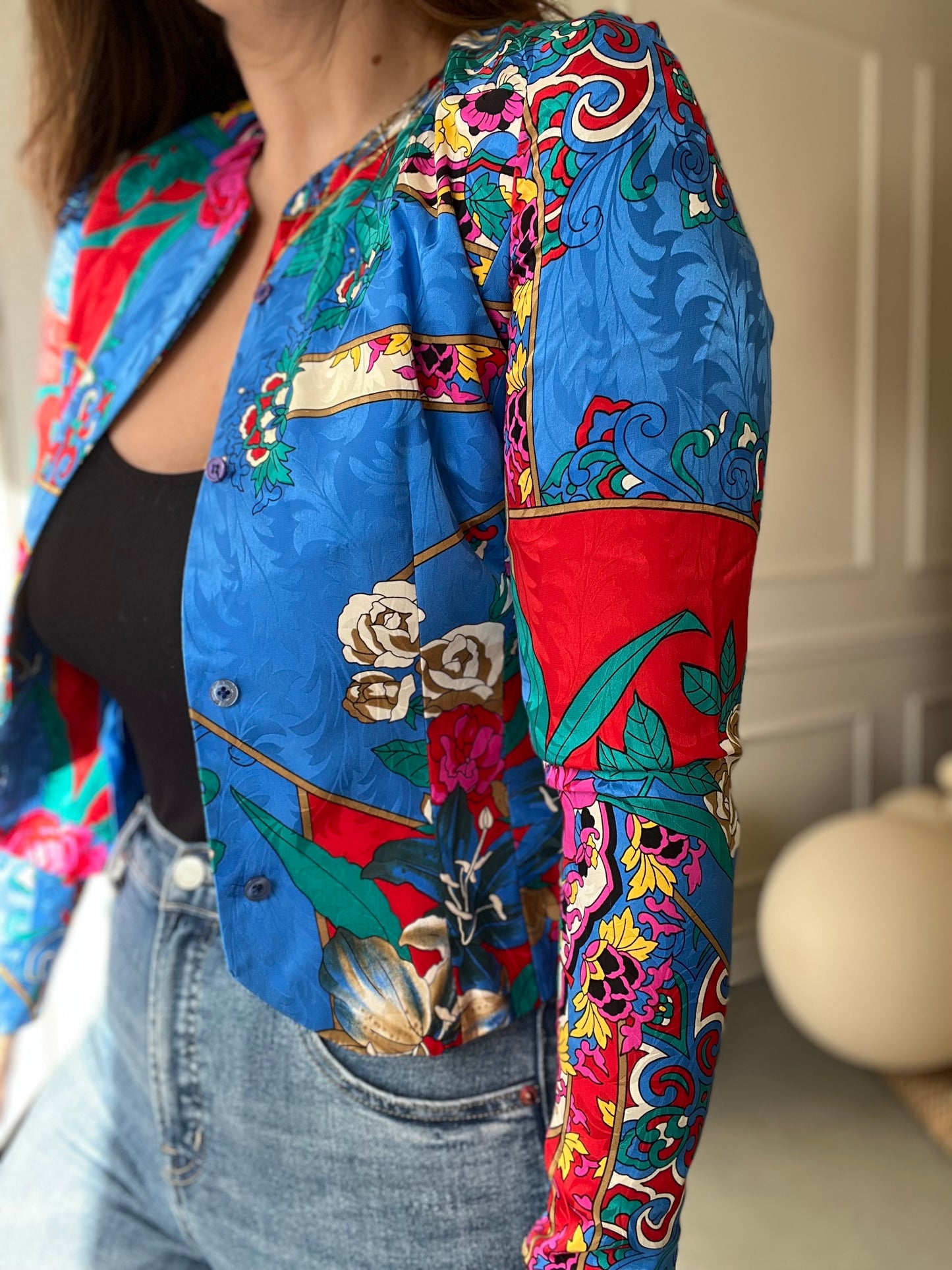 Anne Crimmins for Umi Collections Silk Top - Size 4