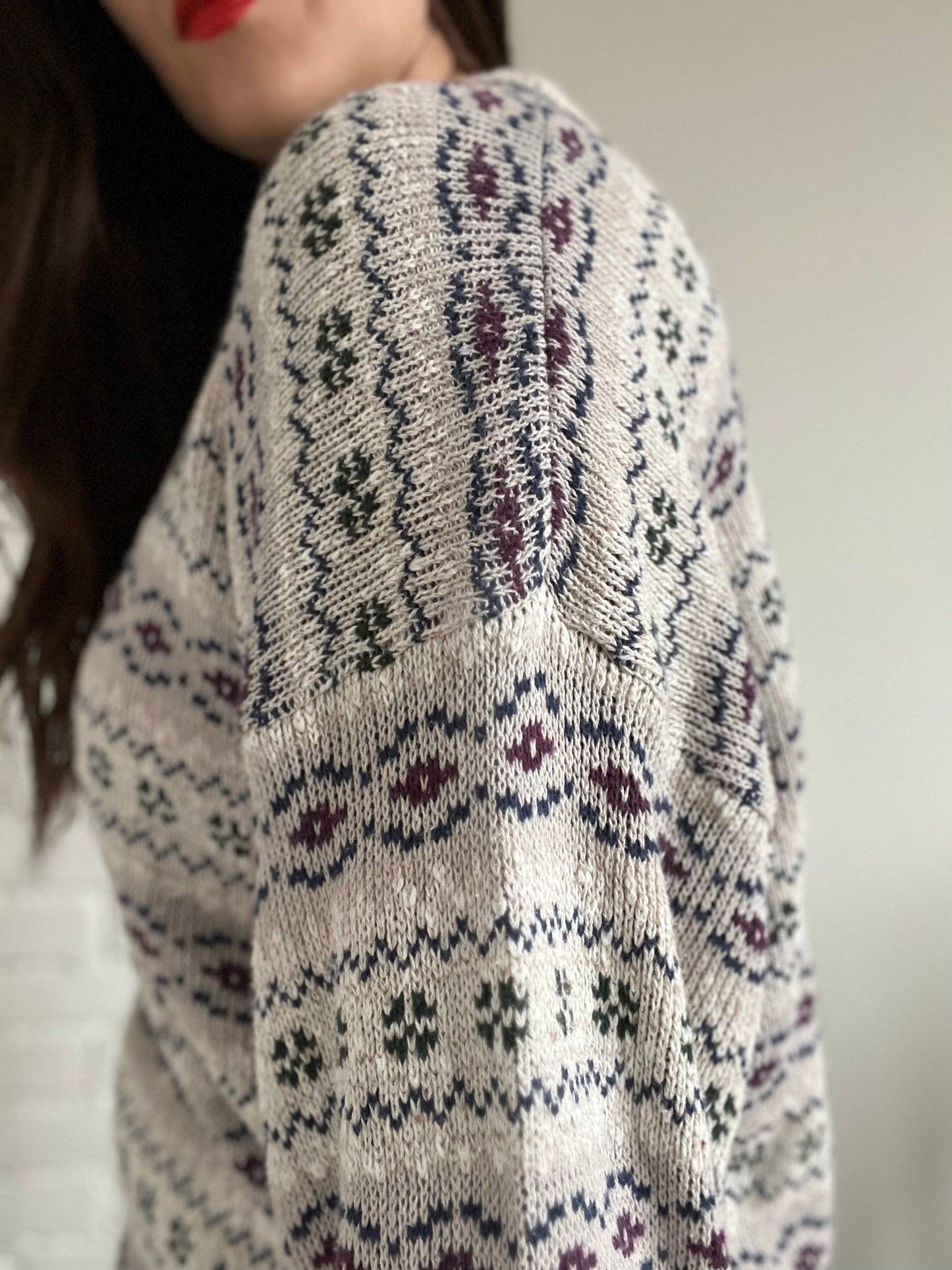 Neutral Holiday Sweater - XXL