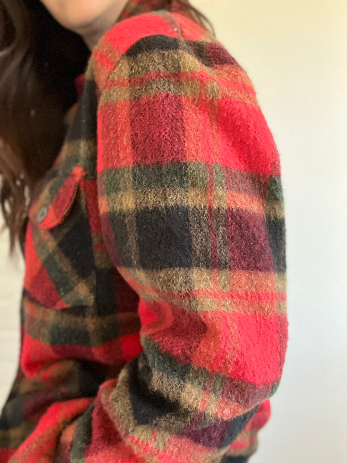 100% Wool Lumber Jac Shacket - Size M