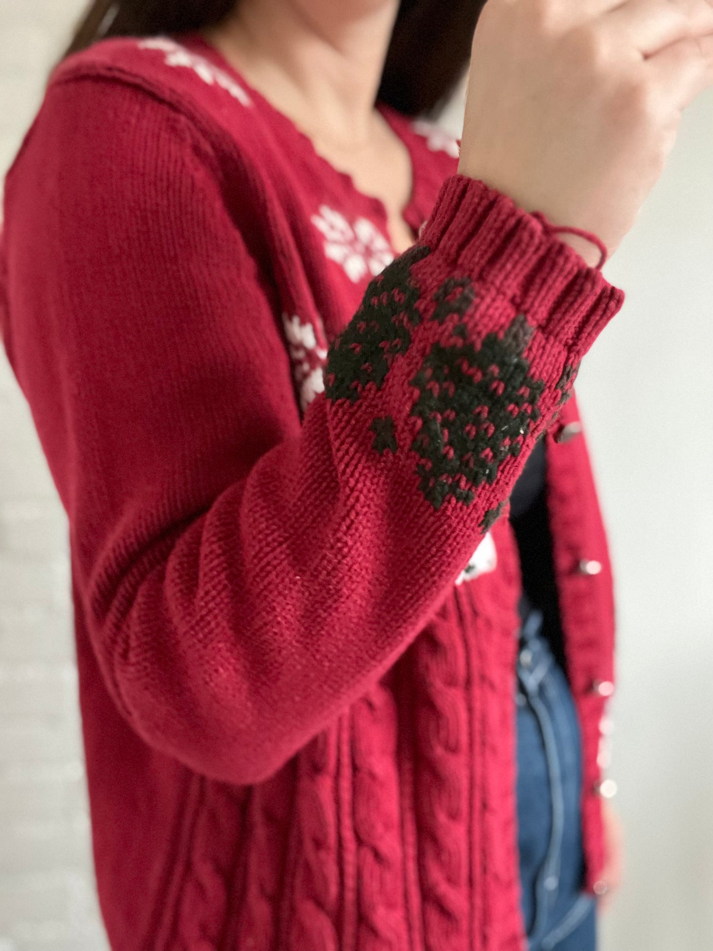 Vintage Northern Reflections Cardigan - M/L