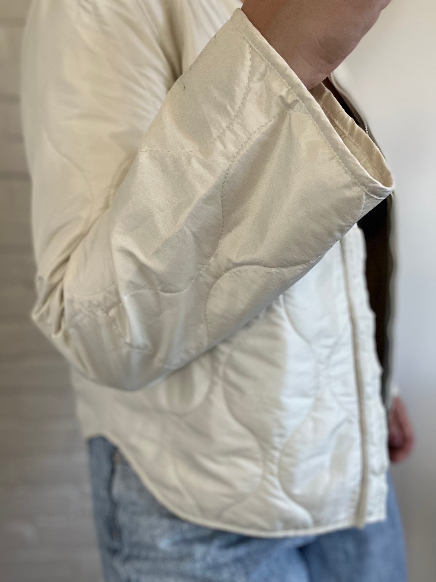 Puffer Fleece Neutral Jacket - Size S/M