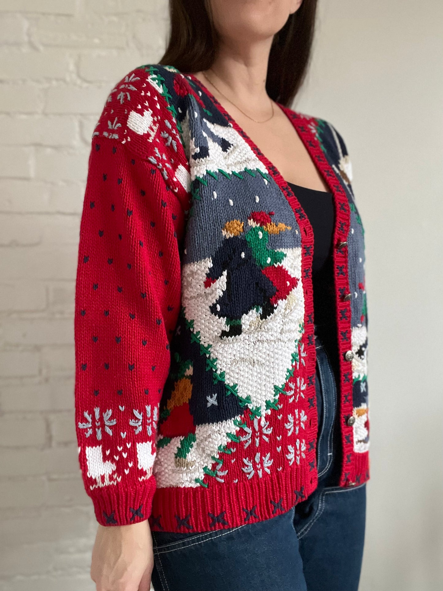 Let it Snow Knit Sweater - M/L