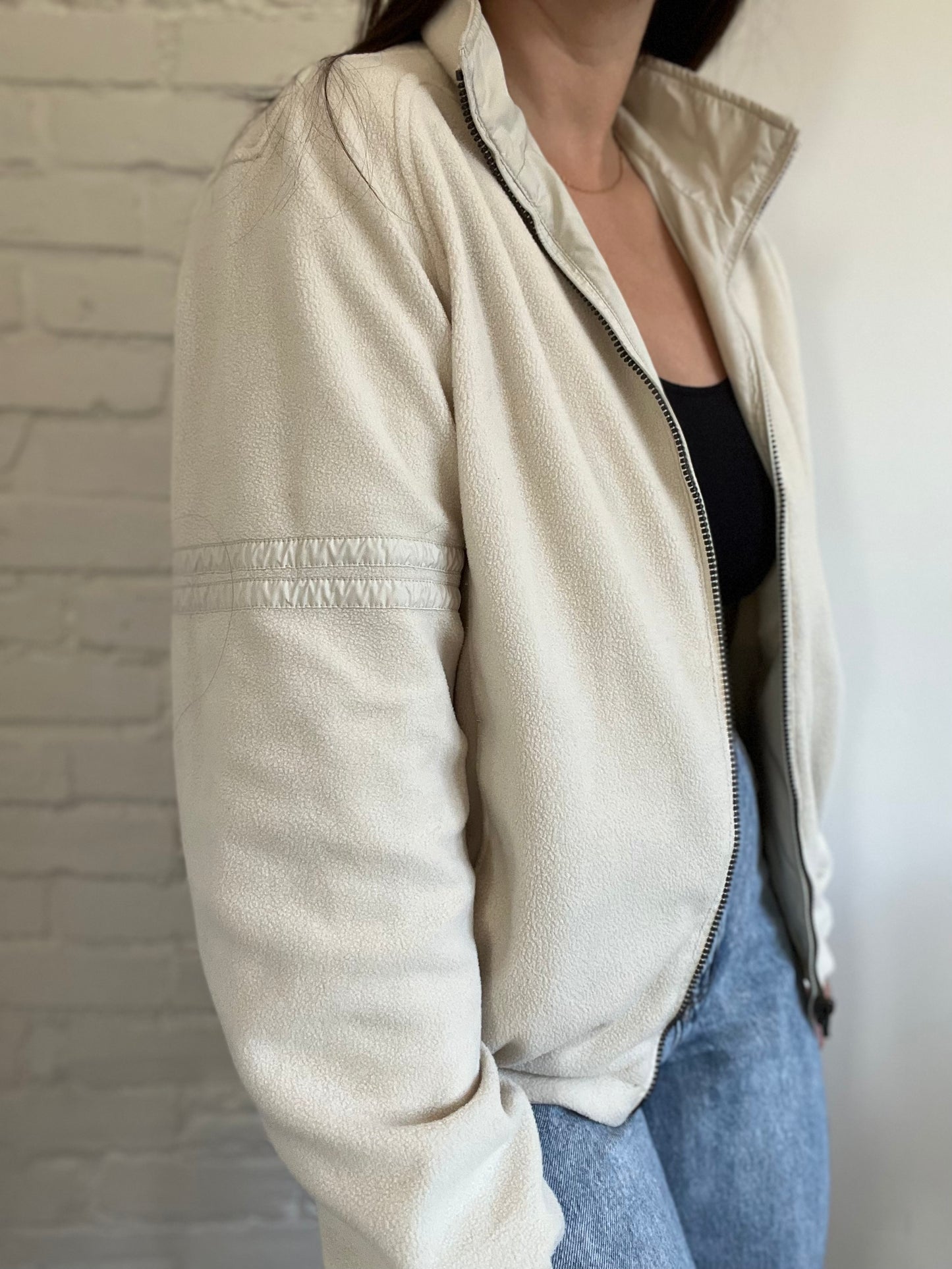 Beige Fleece Jacket - Size M/L