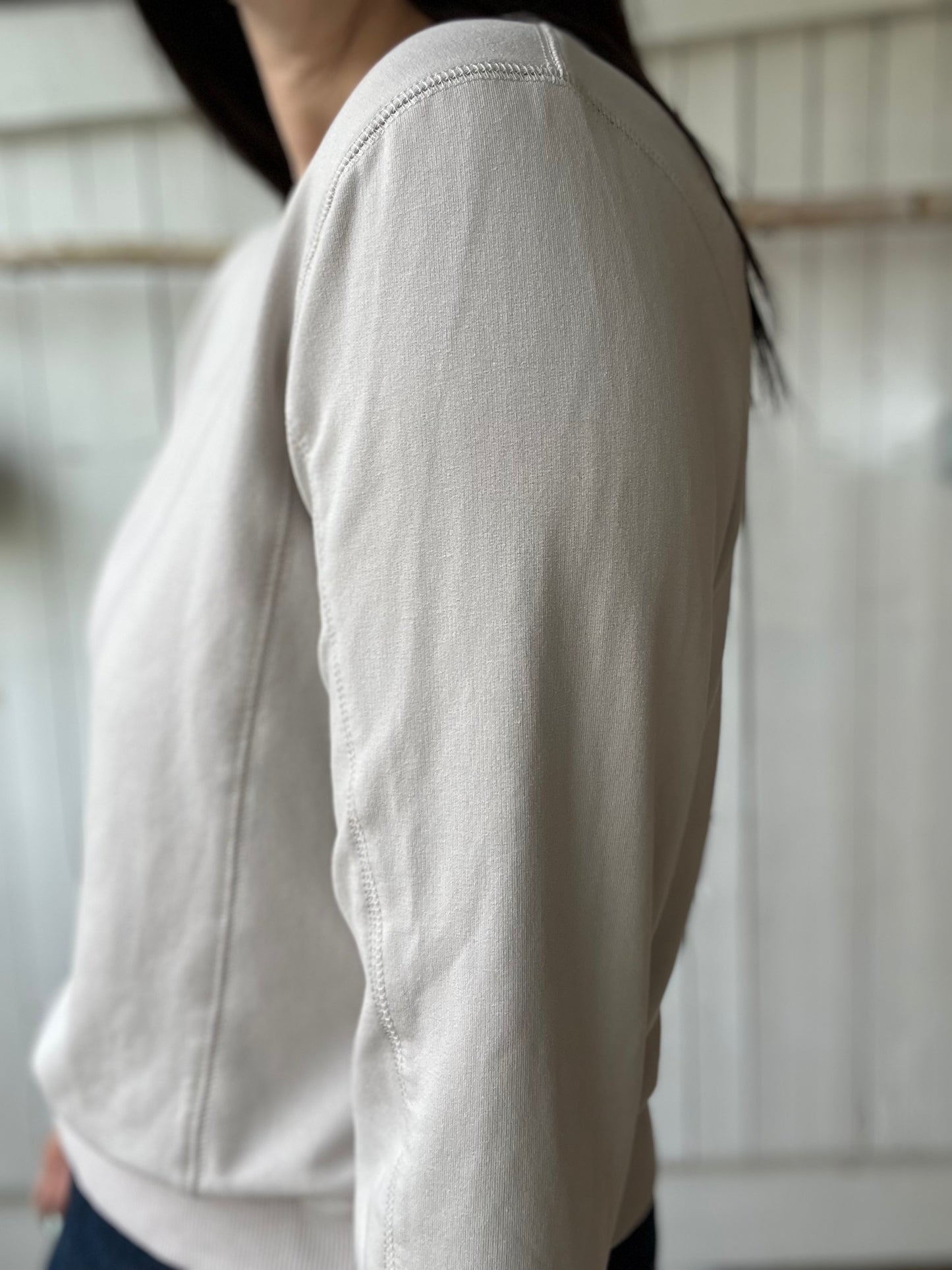 French Terry Luxe Sweatshirt - Size S