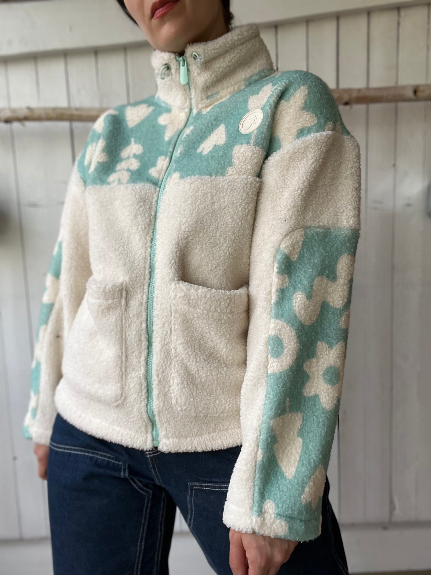 Creamy Mint Fleecer - Size S/M
