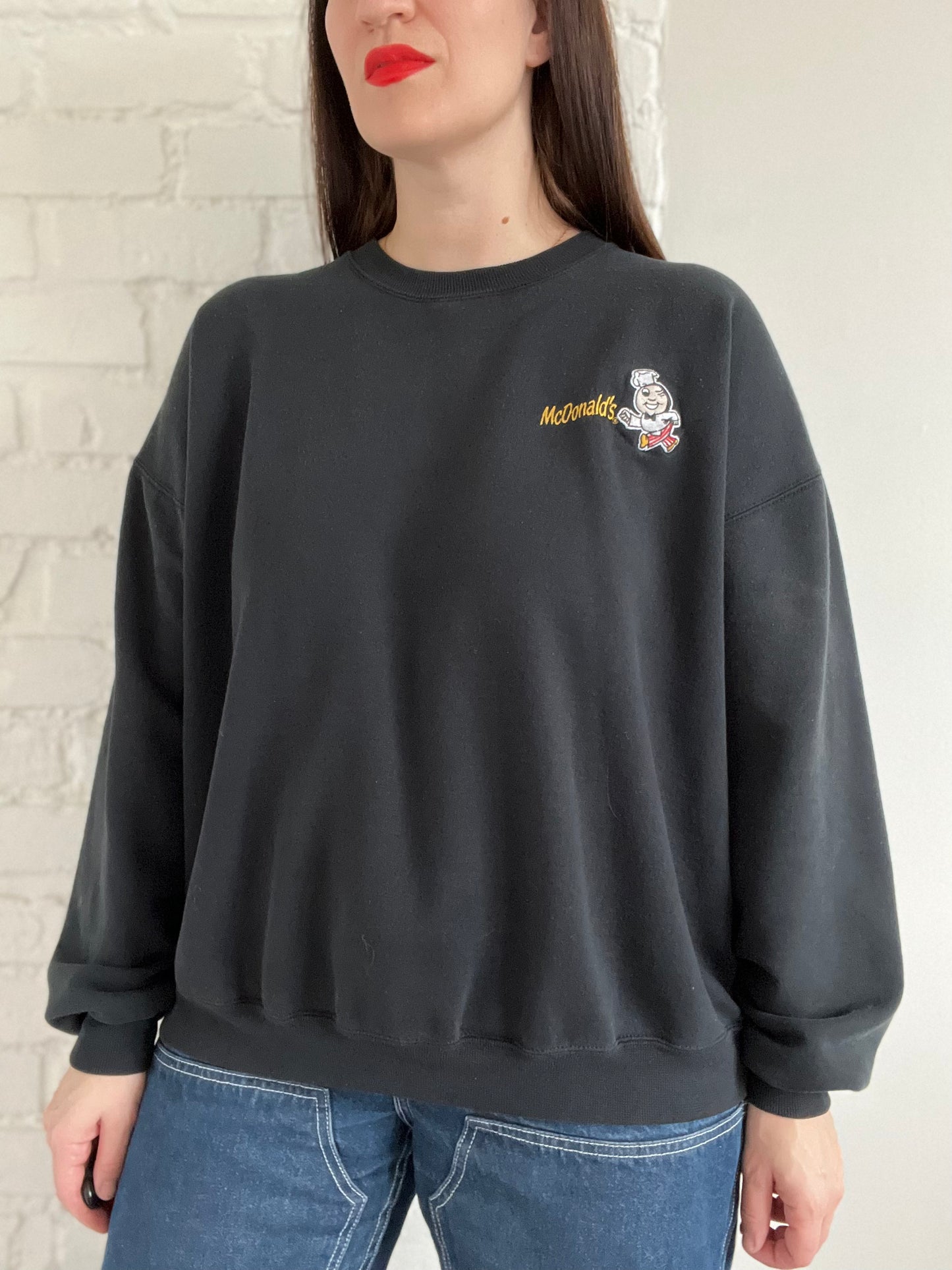 1950s McDonalds Vintage Sweater - L