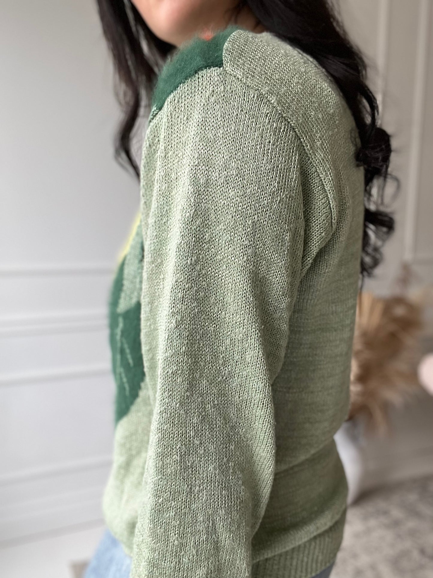 Sage Green Birds - Size L/XL