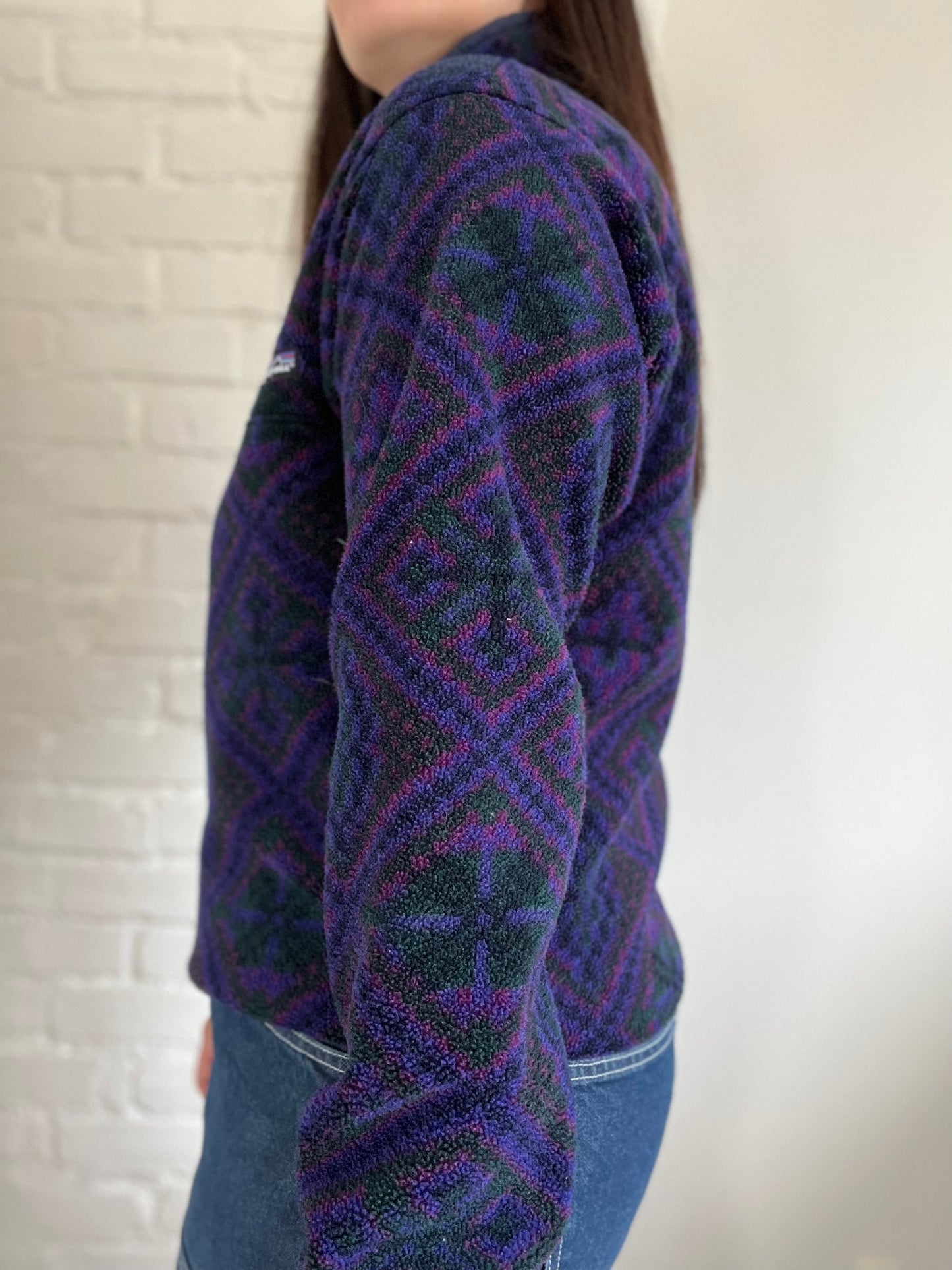 90s Retro Patagonia Fleece Synchilla - Size M