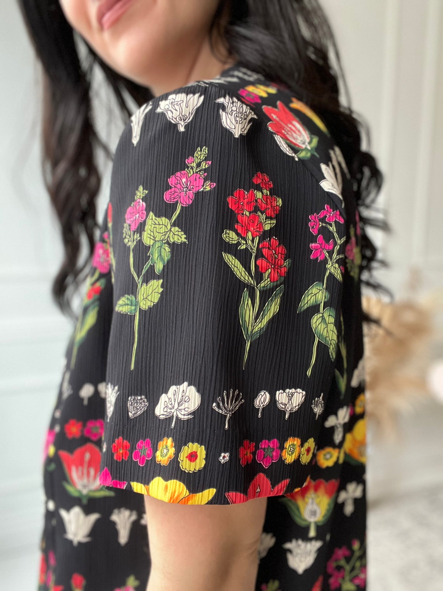 Garden Boxy Blouse - Size XL