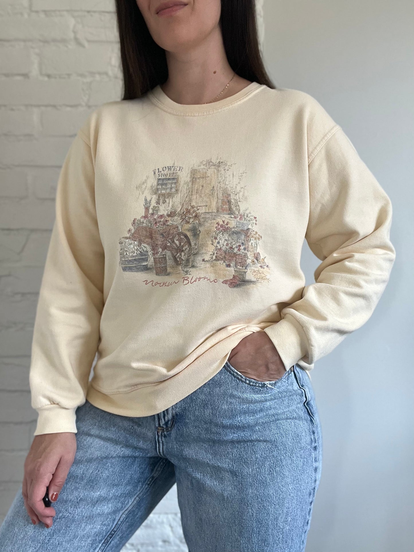Northern Reflections Flower Shop Sweater - S