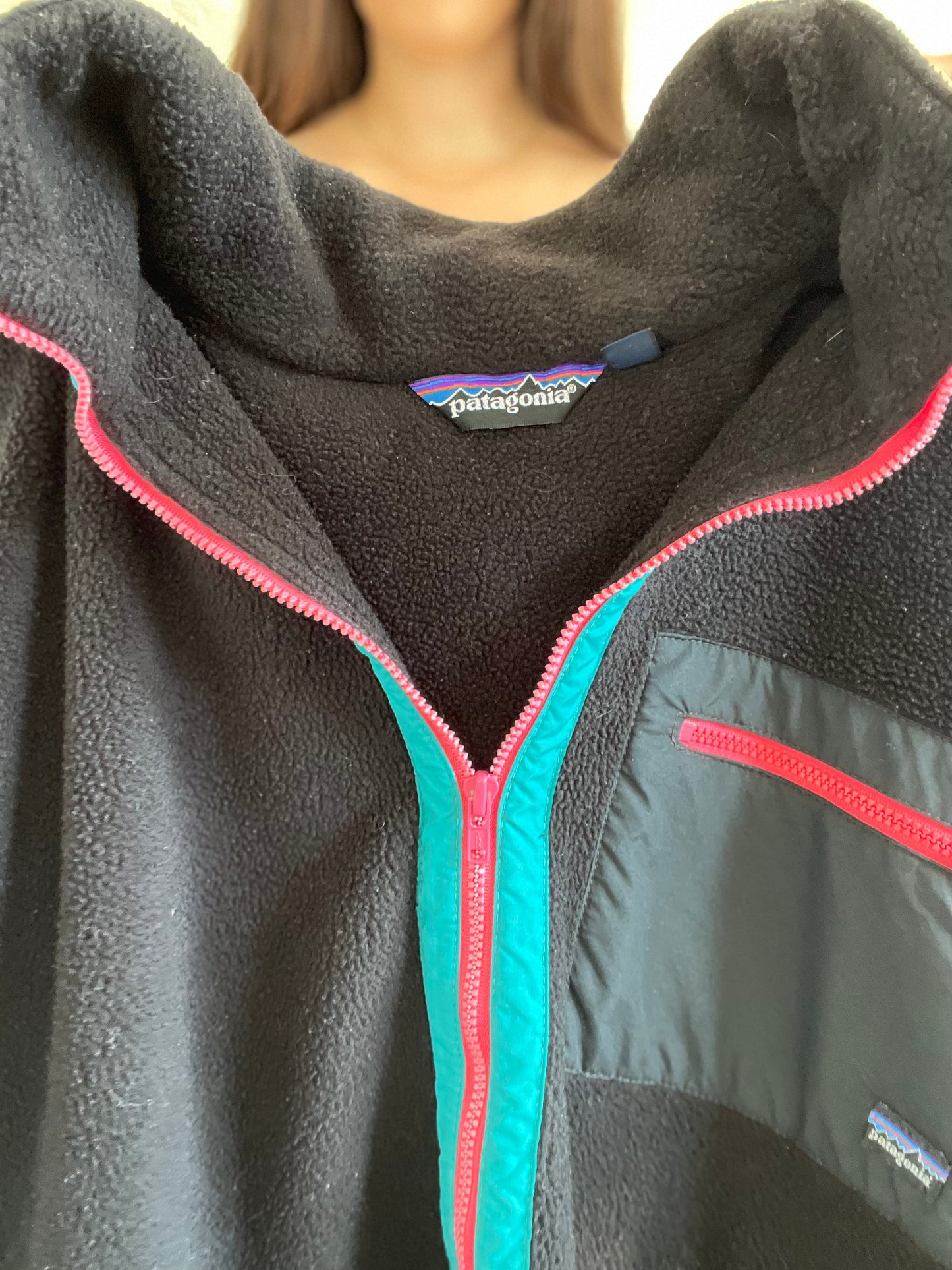 Vintage 90s OG Neon Patagonia Fleece - Size S/M