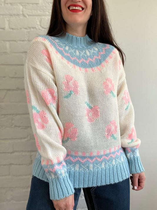 Après-Ski Cotton Candy Knit - L