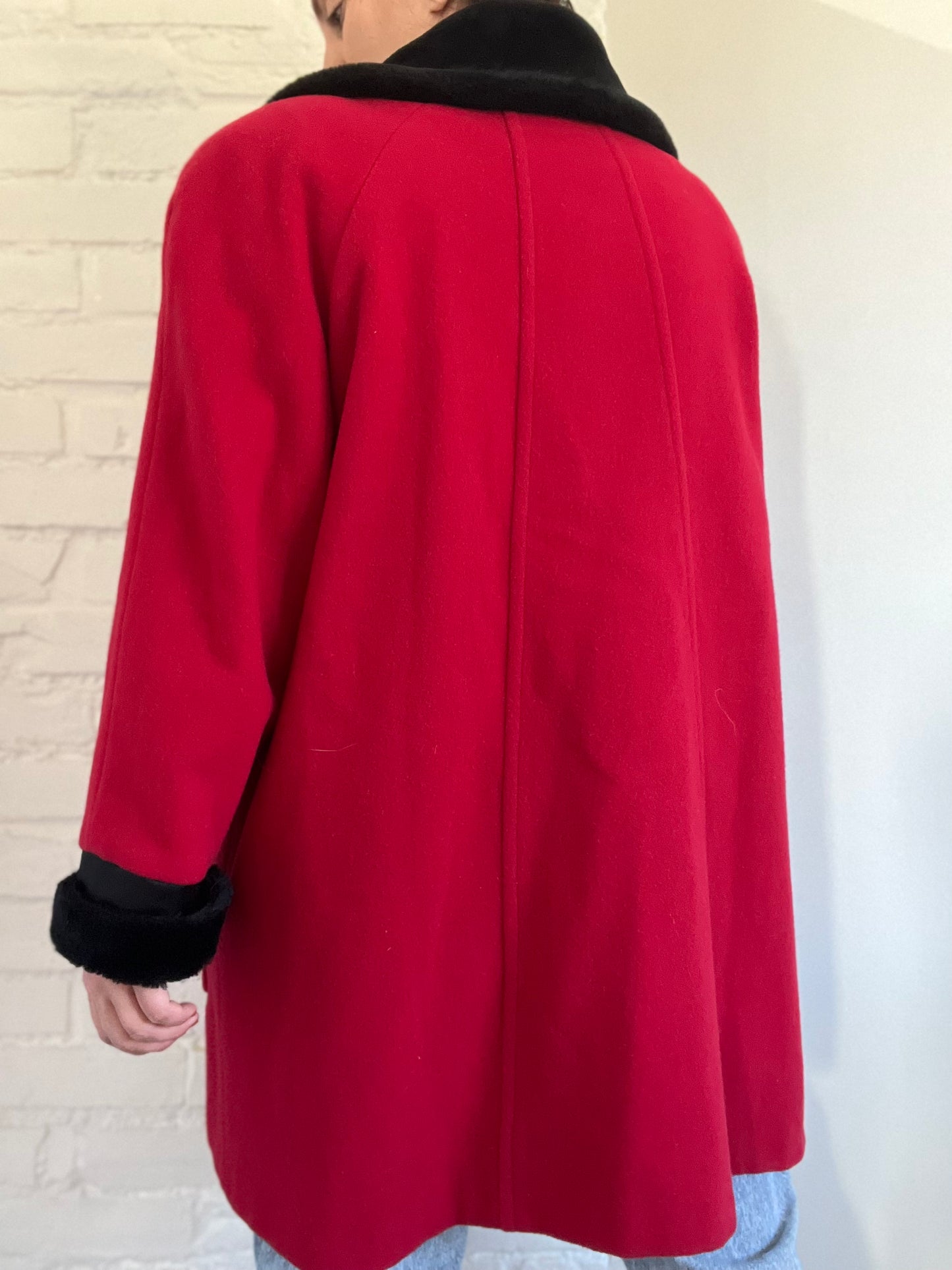 Bright Poppy Swing Jacket - Size L