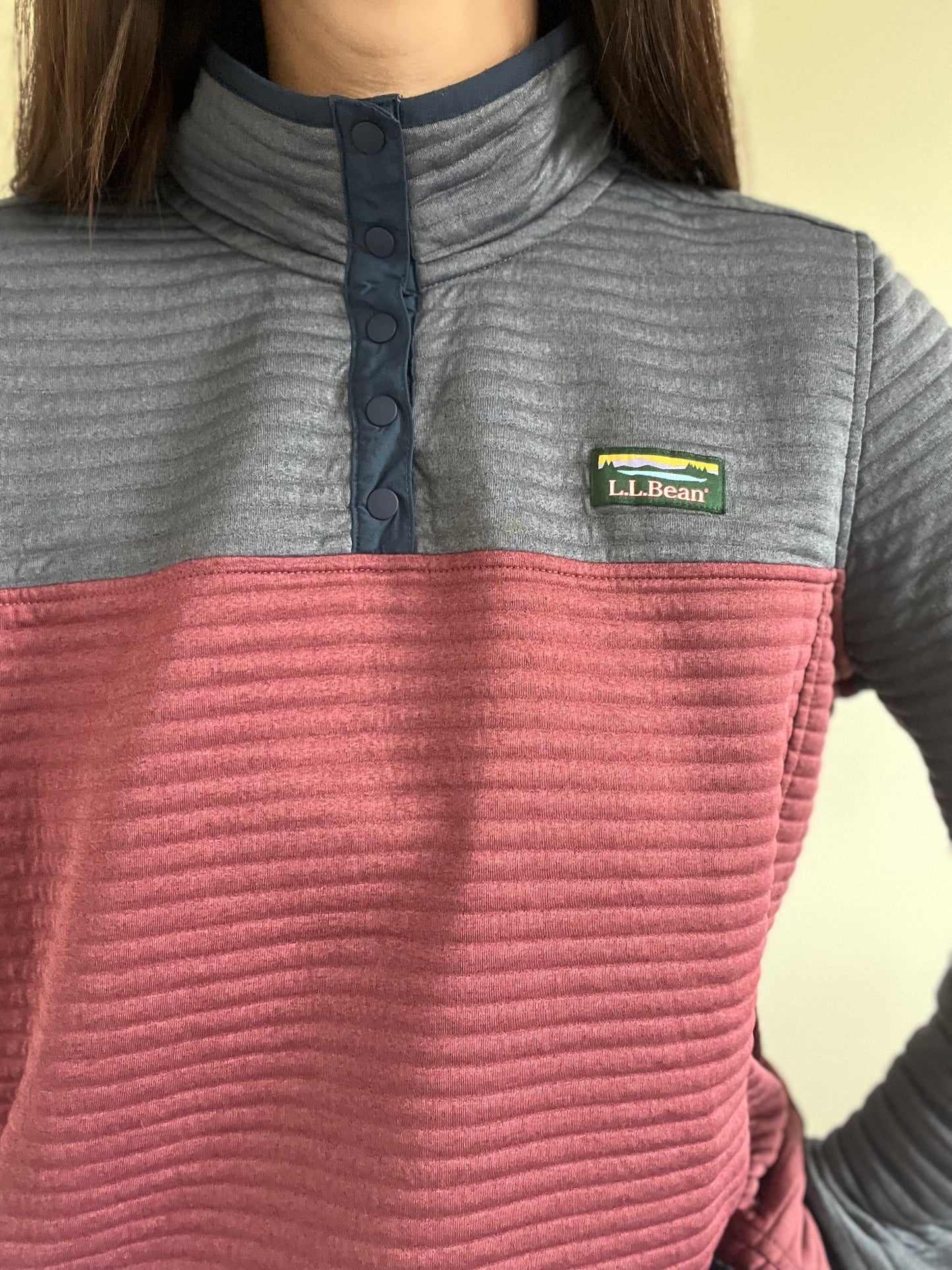 L.L. Bean Quarter Snap Pullover - Size XL