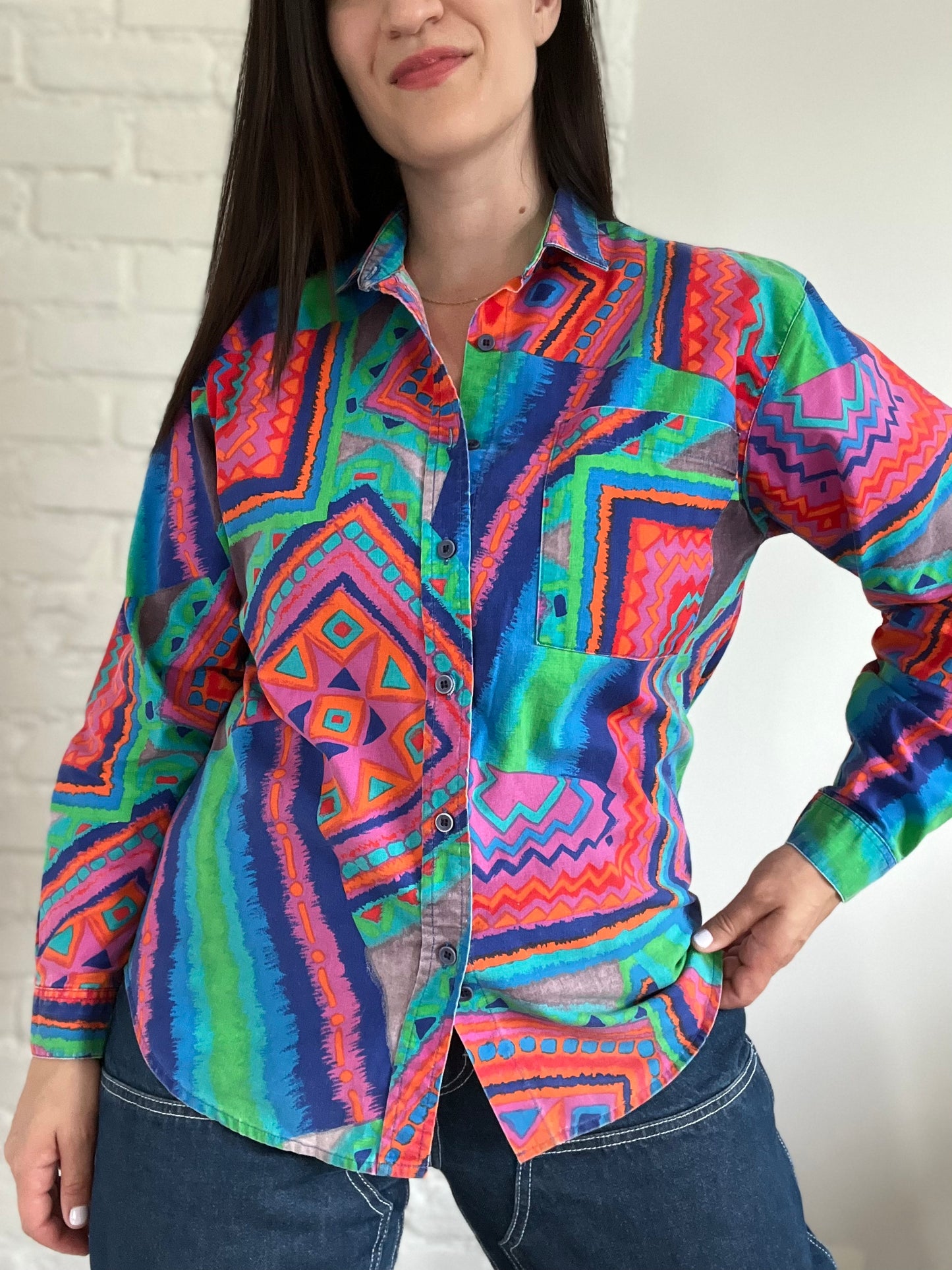 Southwestern Wrangler Shirt - Size M/L