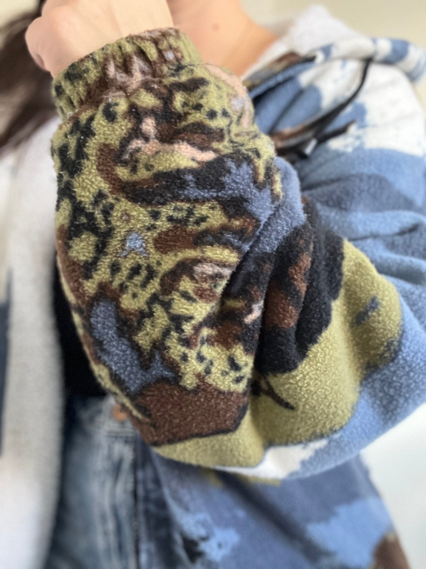 Bald Eagle Sherpa Puffer Fleece - XL/XXL