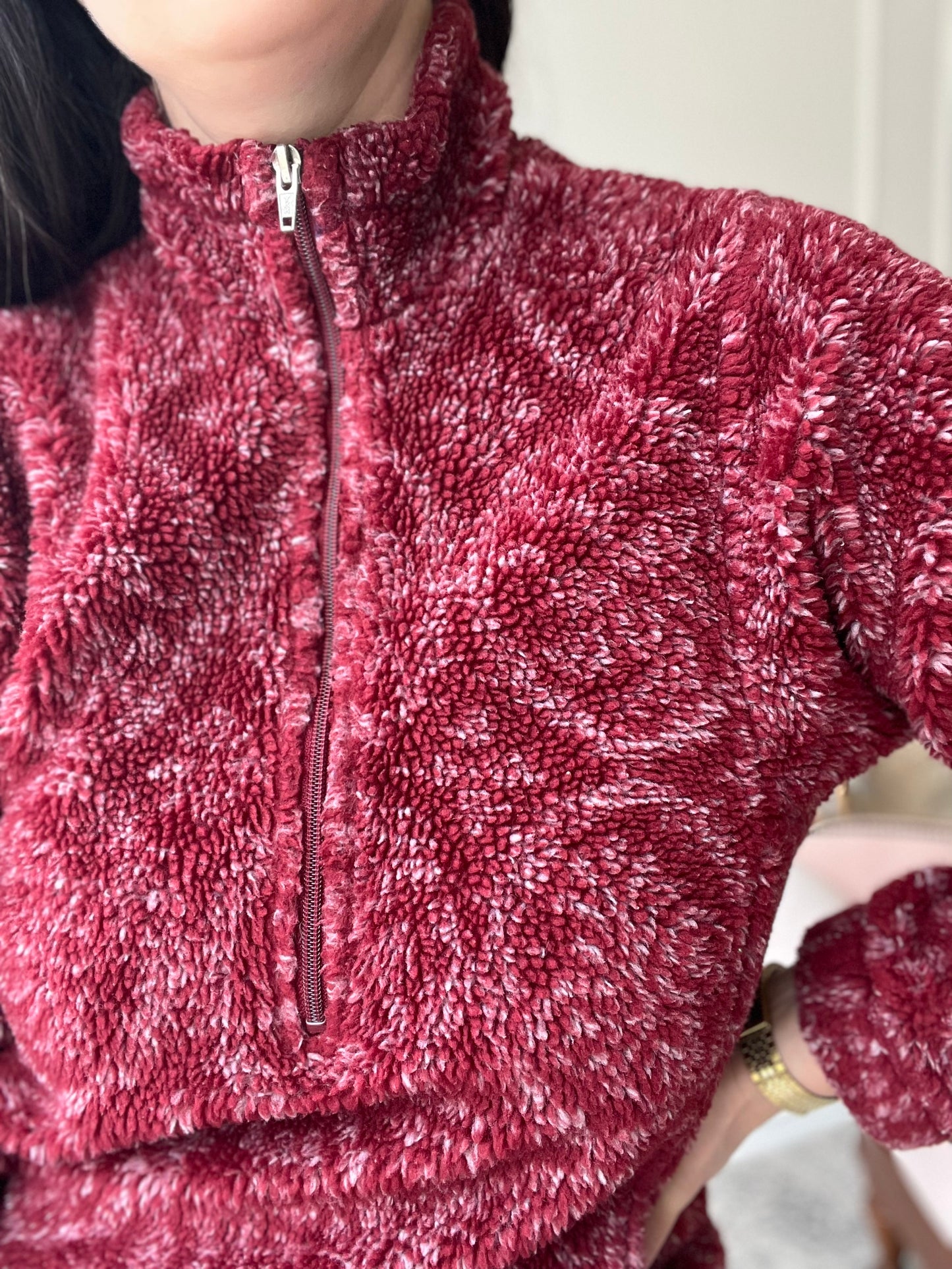 Vintage Patagonia Teddy Sherpa Pullover - Size S