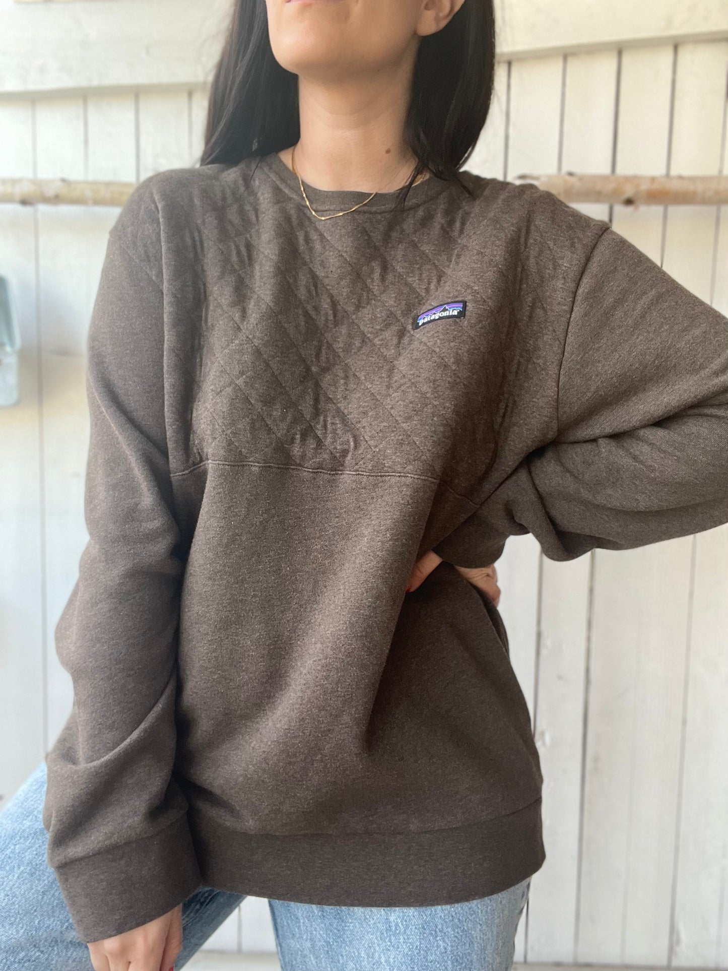 Quilted Patagonia Crewneck  - Size XL