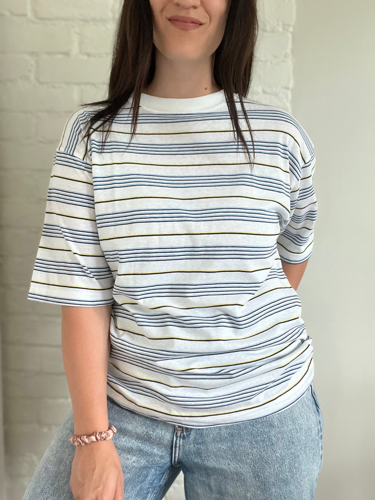 Striped Cotton T-shirt - Size M