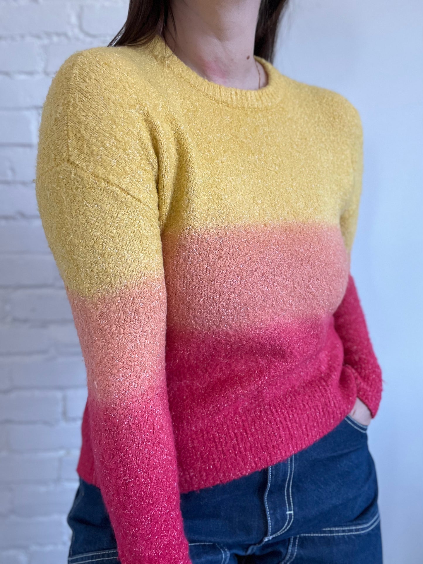 Ombré Sunset Summer Sweater - XS