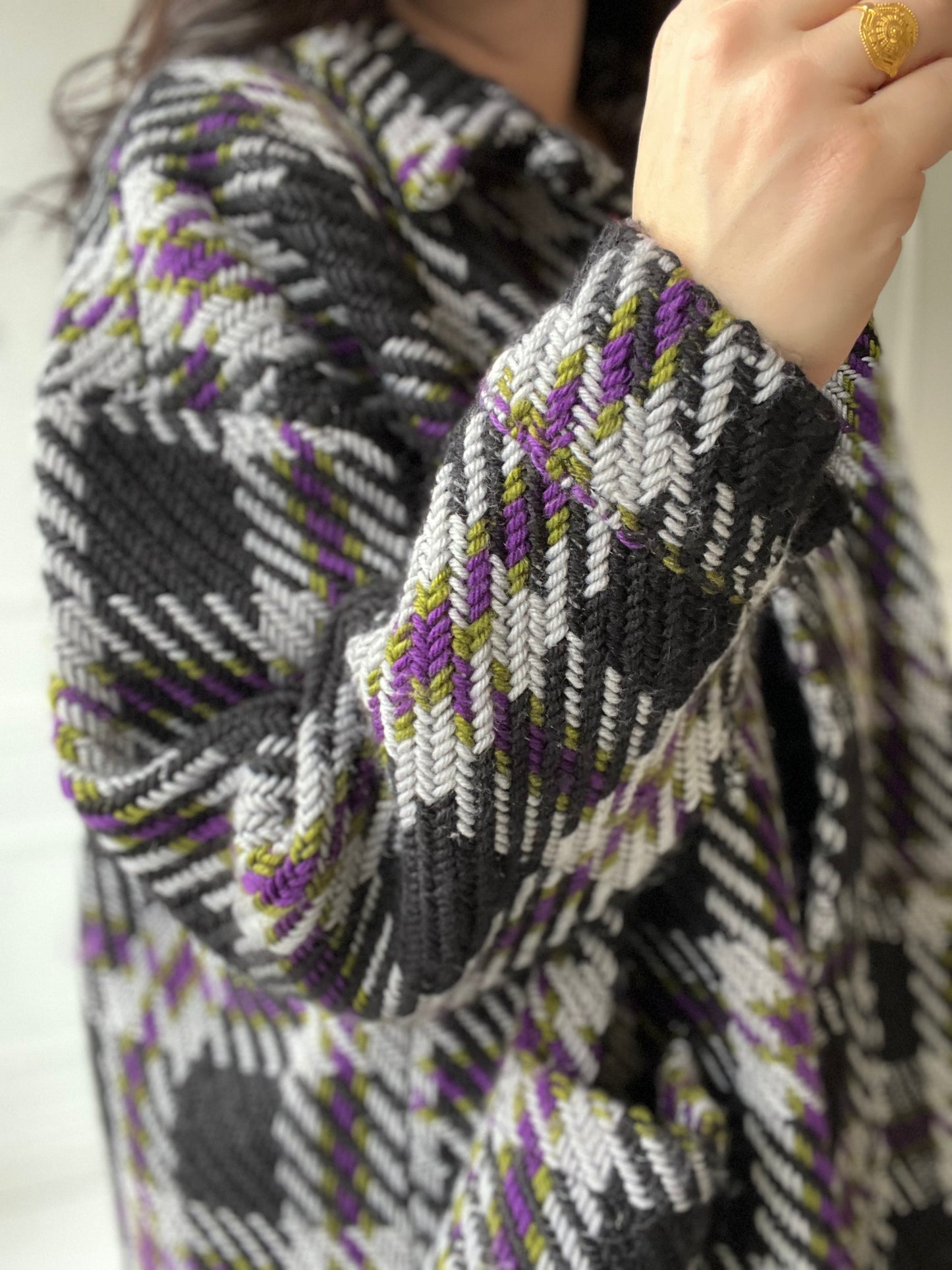 Boxy Fall Tweed Shacket  - Size XL