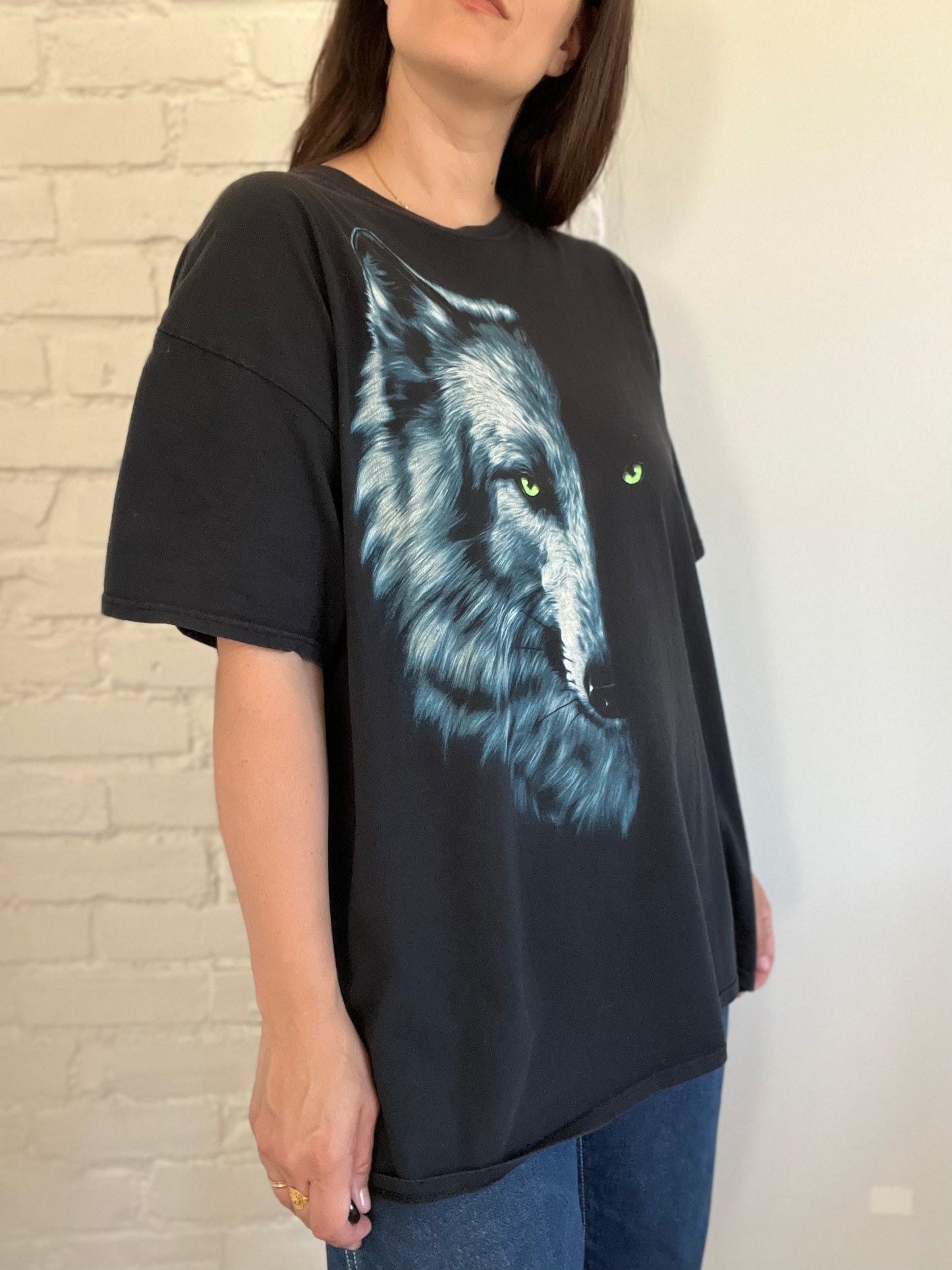 Night Wolf Vintage Tshirt - Size L