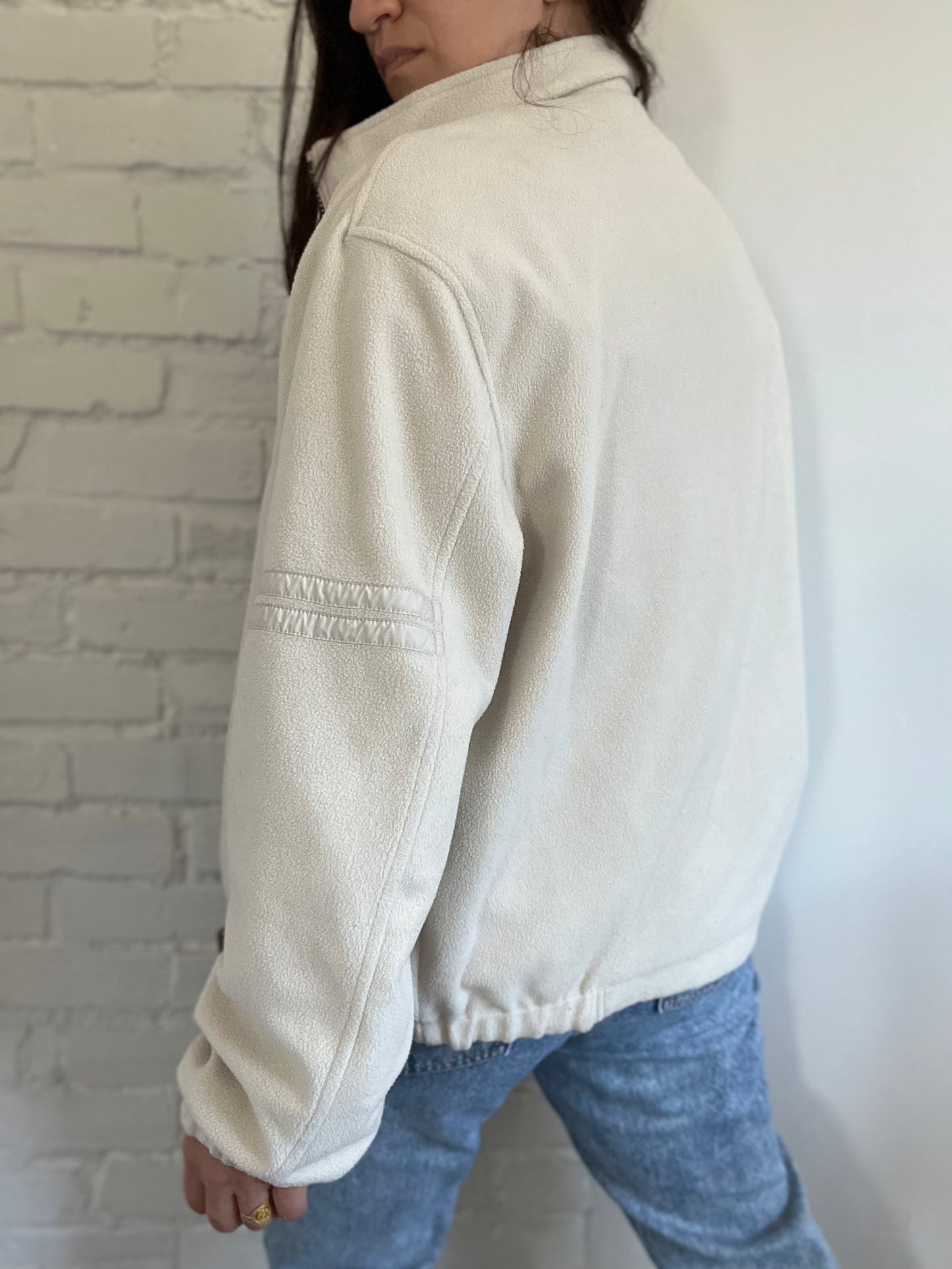 Beige Fleece Jacket - Size M/L