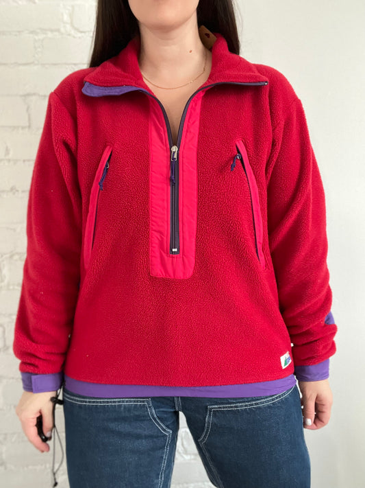 Vintage MEC Fleece Quarter Zip - S/M