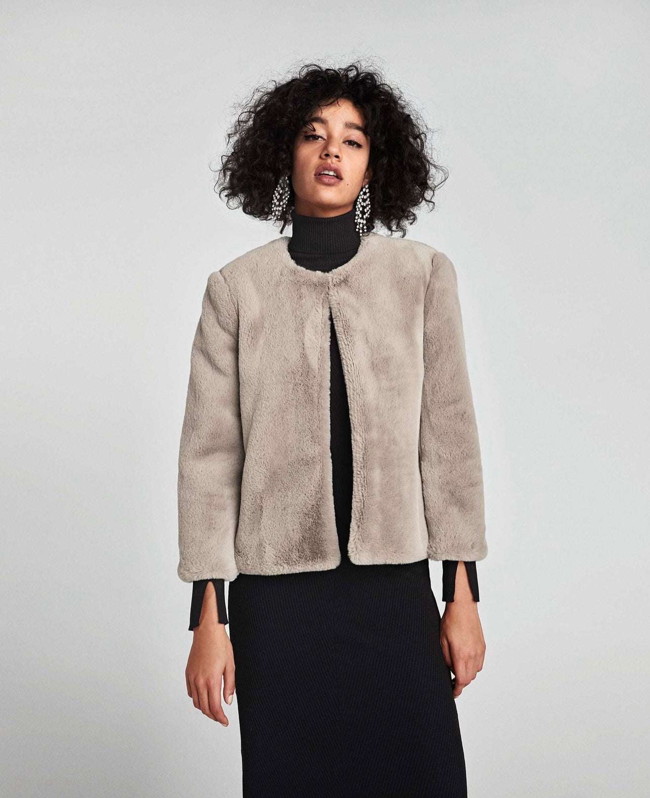 Buttery Soft Faux Fur Jacket - Size M