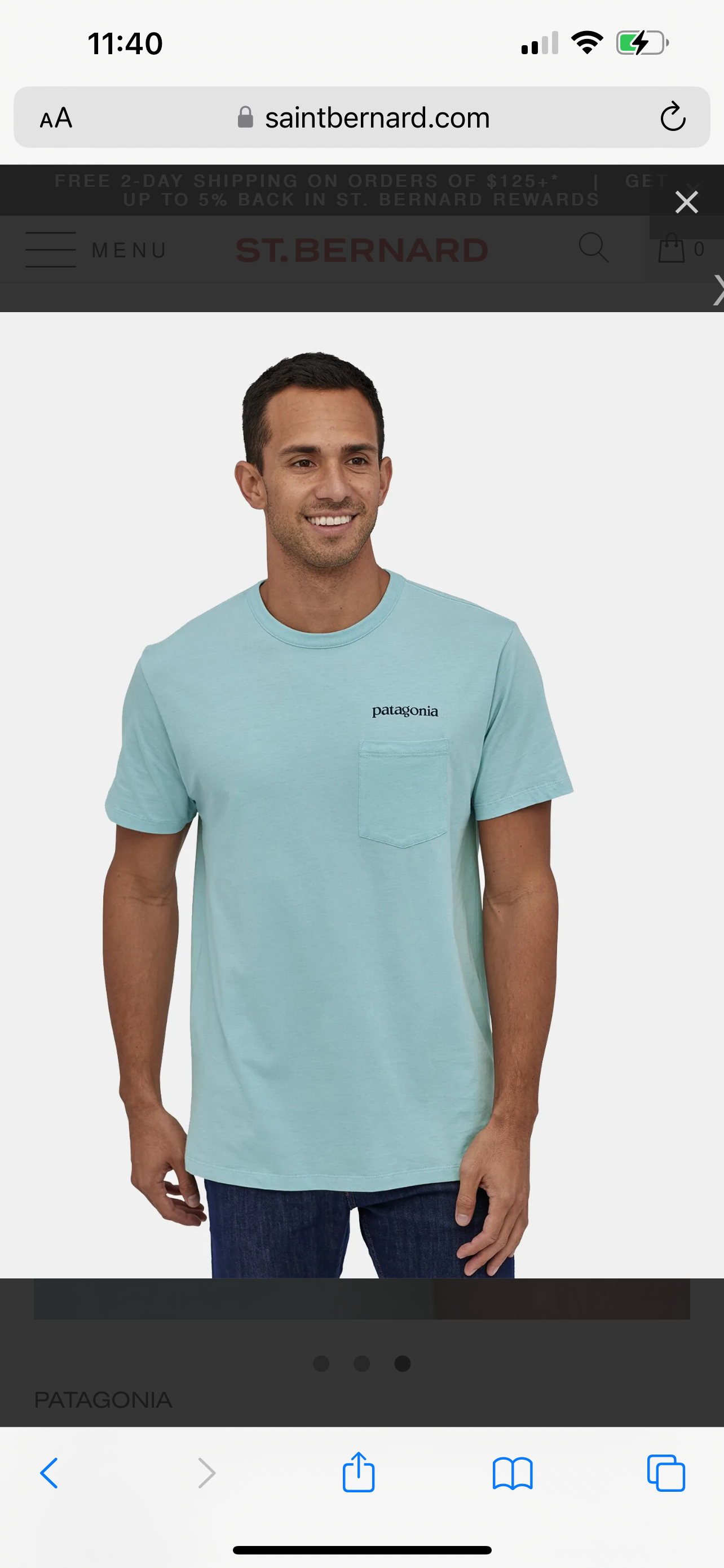 Patagonia Road to Regenerative T-shirt - Mens XXL