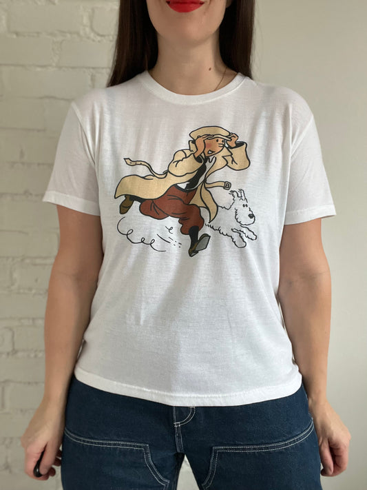 Classic Adventures of Tin Tin T-shirt - M
