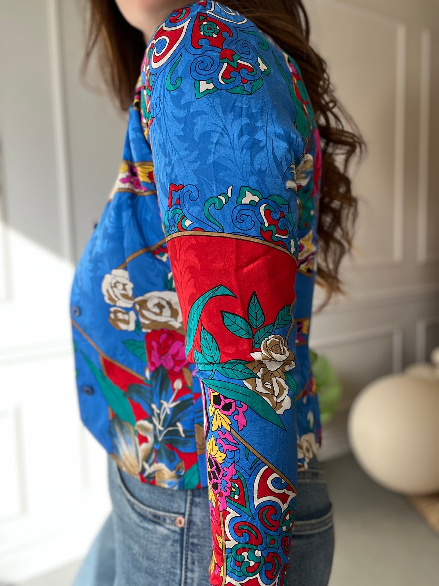 Anne Crimmins for Umi Collections Silk Top - Size 4