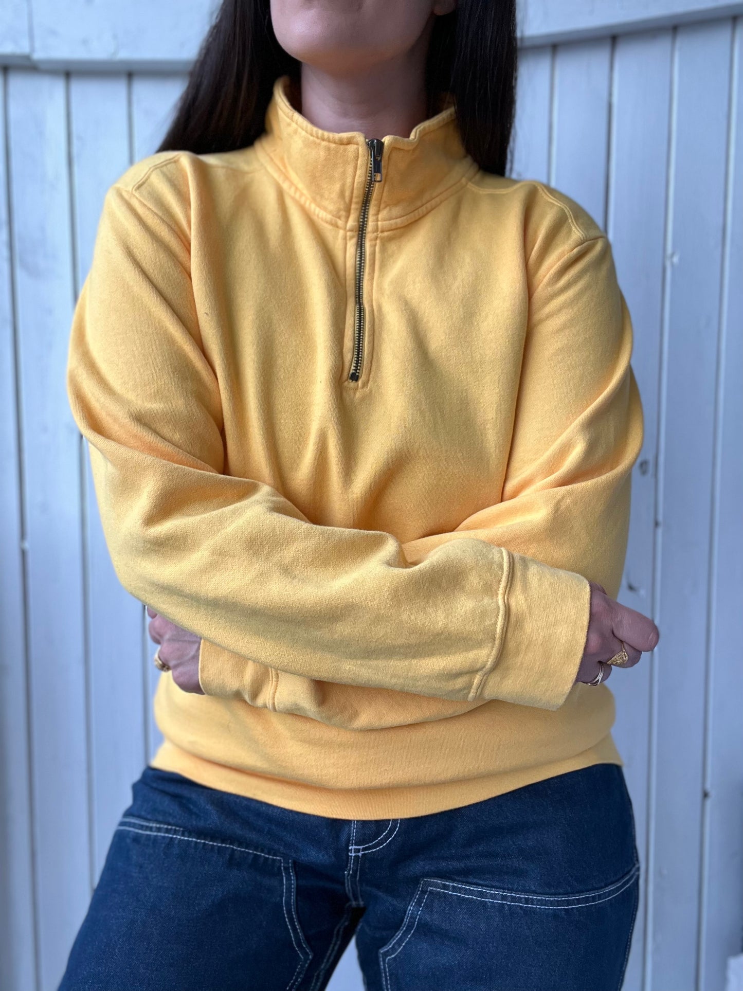 Sunshine Quarter Zip Sweater  - Size S/M