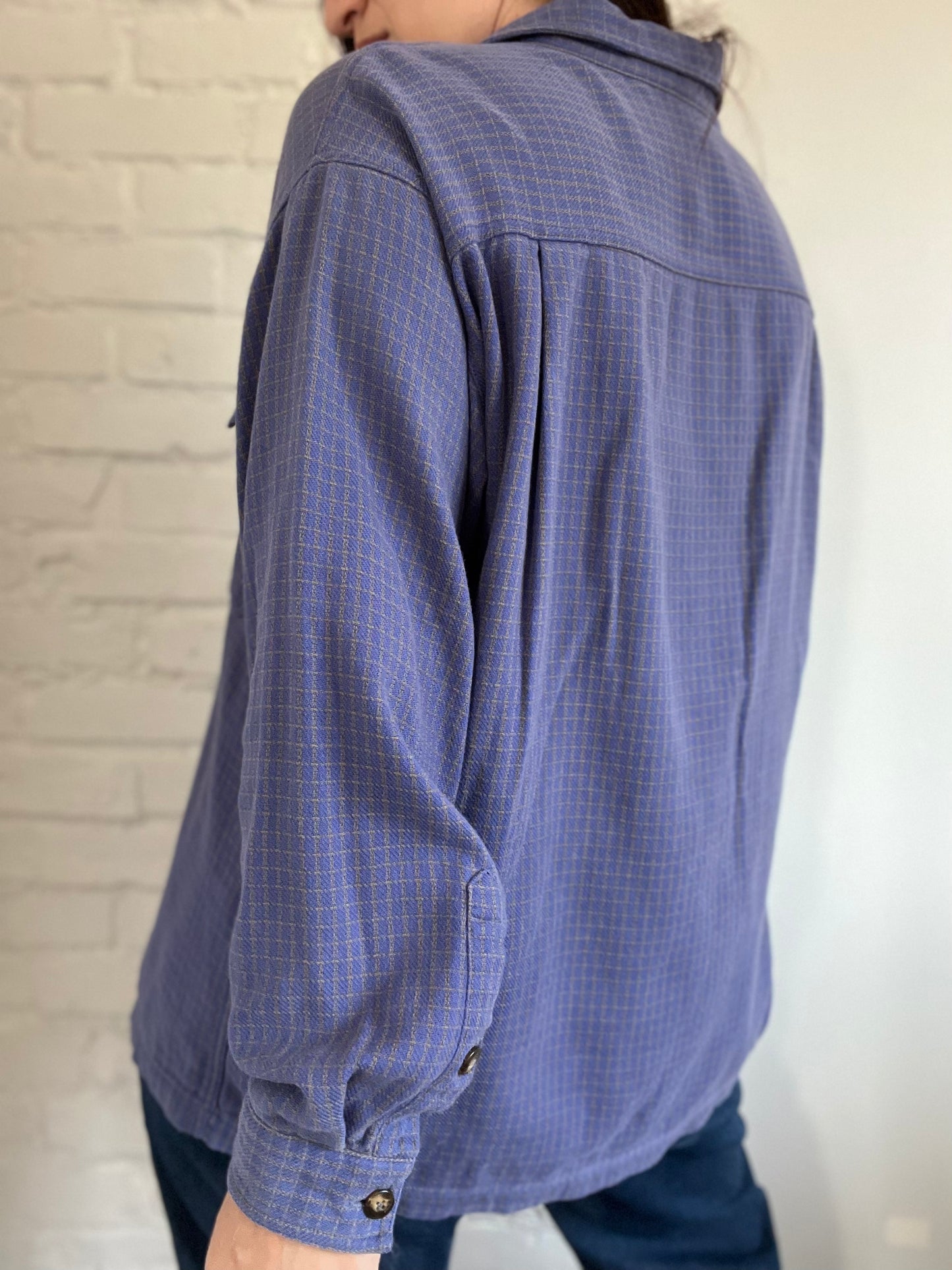 Patagonia Plaid Button-Up Shirt - Size Mens L
