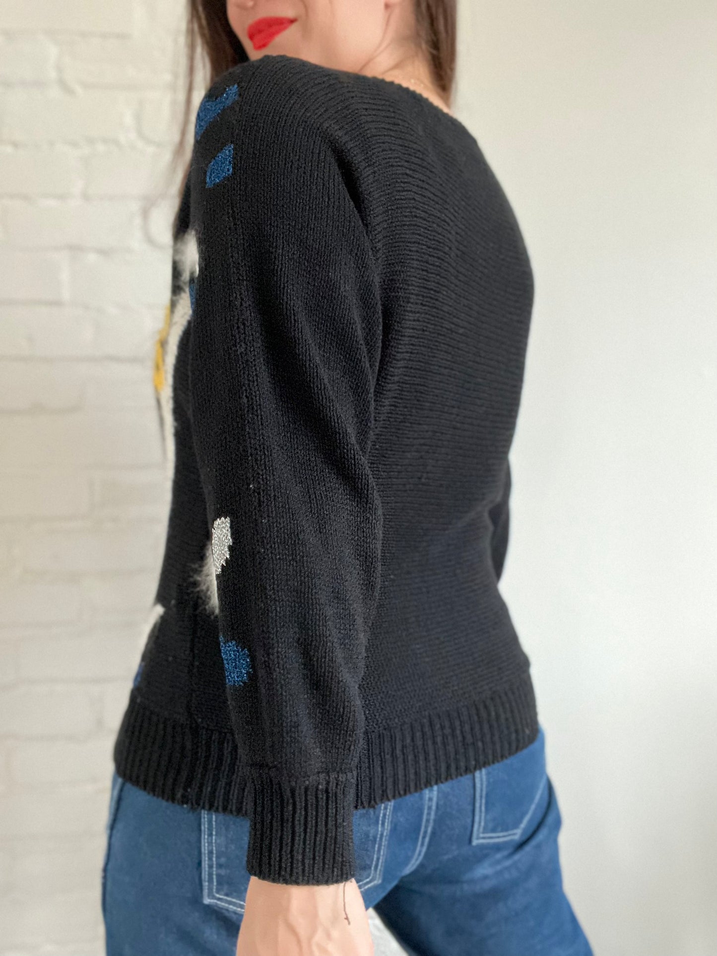 Colourful Festive Sweater - S