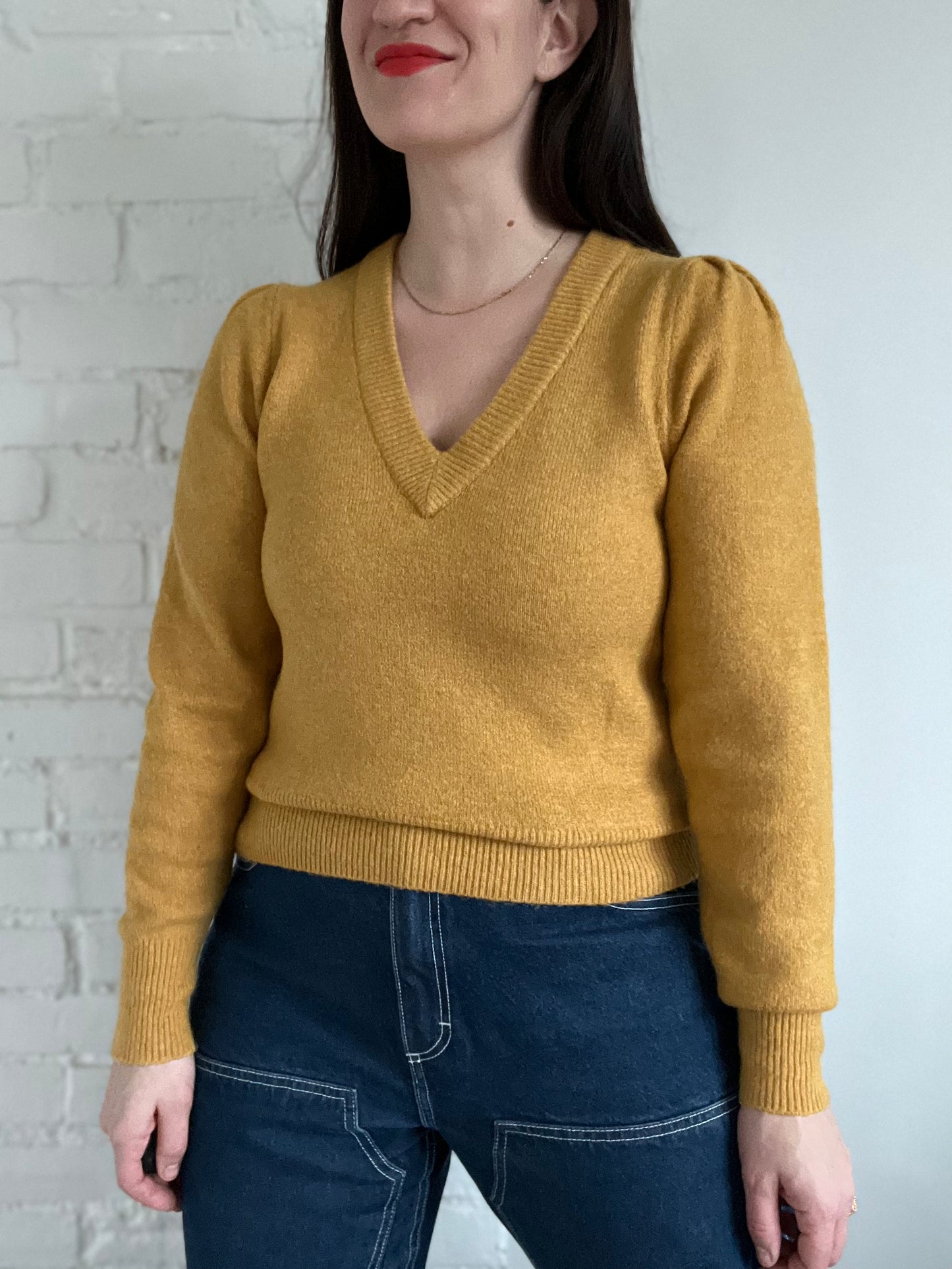 Madwell Westgate V-Neck Sweater - M