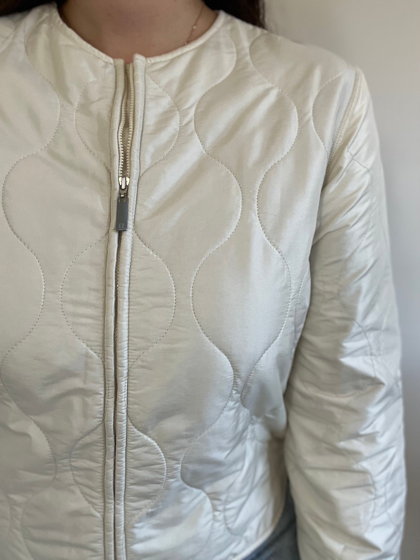 Puffer Fleece Neutral Jacket - Size S/M