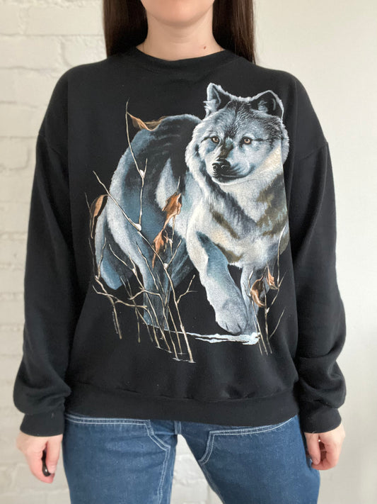 Polar Wolf Sweater - L