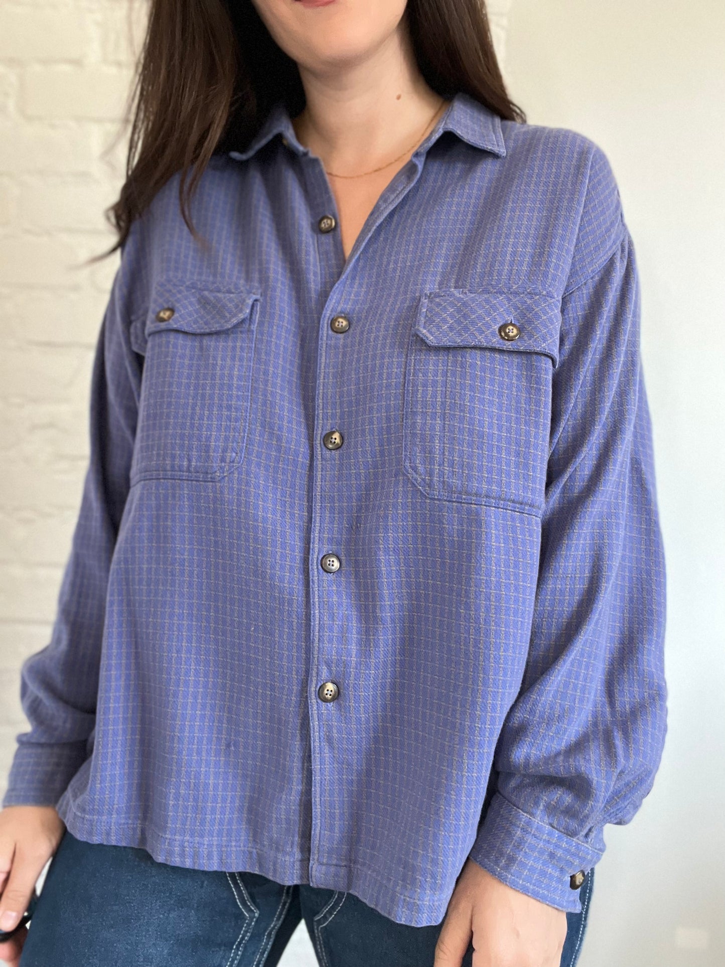 Patagonia Plaid Button-Up Shirt - Size Mens L