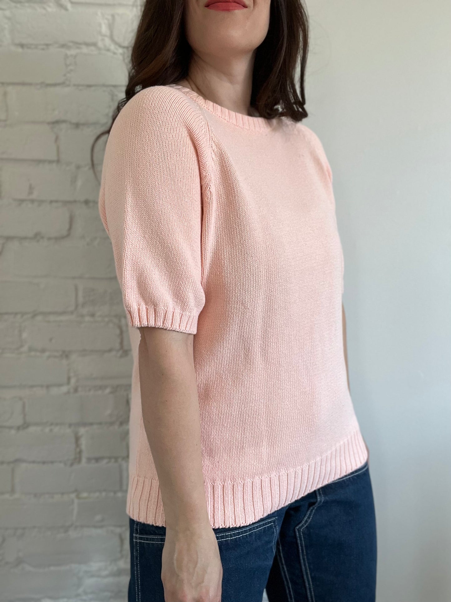 Orange Sherbert Knit Top - L